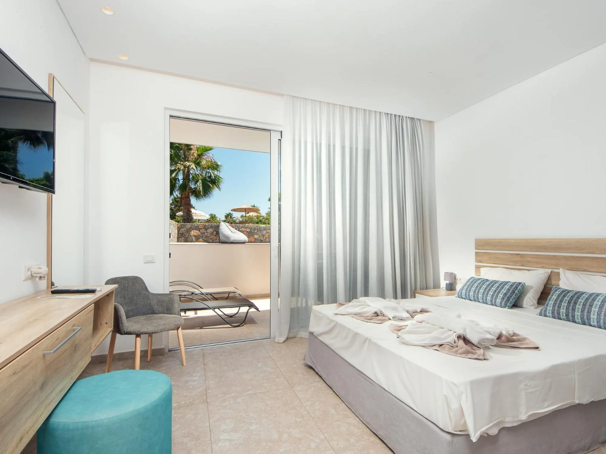 Photo of the whole room, Bed in Lardos Bay Hotel