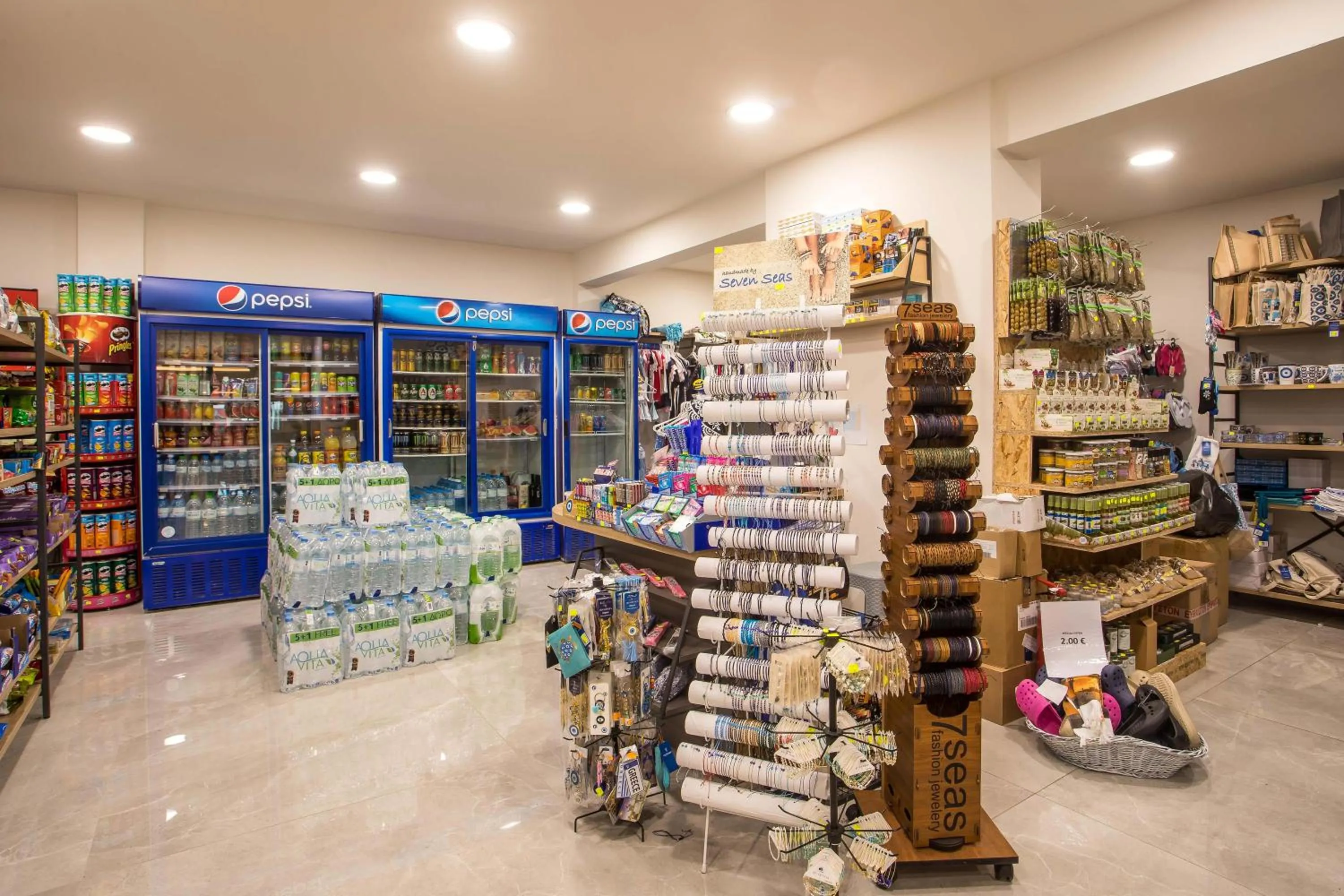 Supermarket/grocery shop in Lardos Bay Hotel