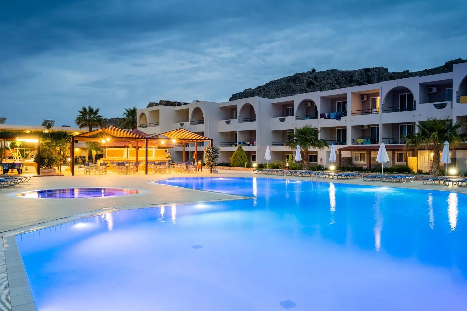 Swimming pool in Lardos Bay Hotel