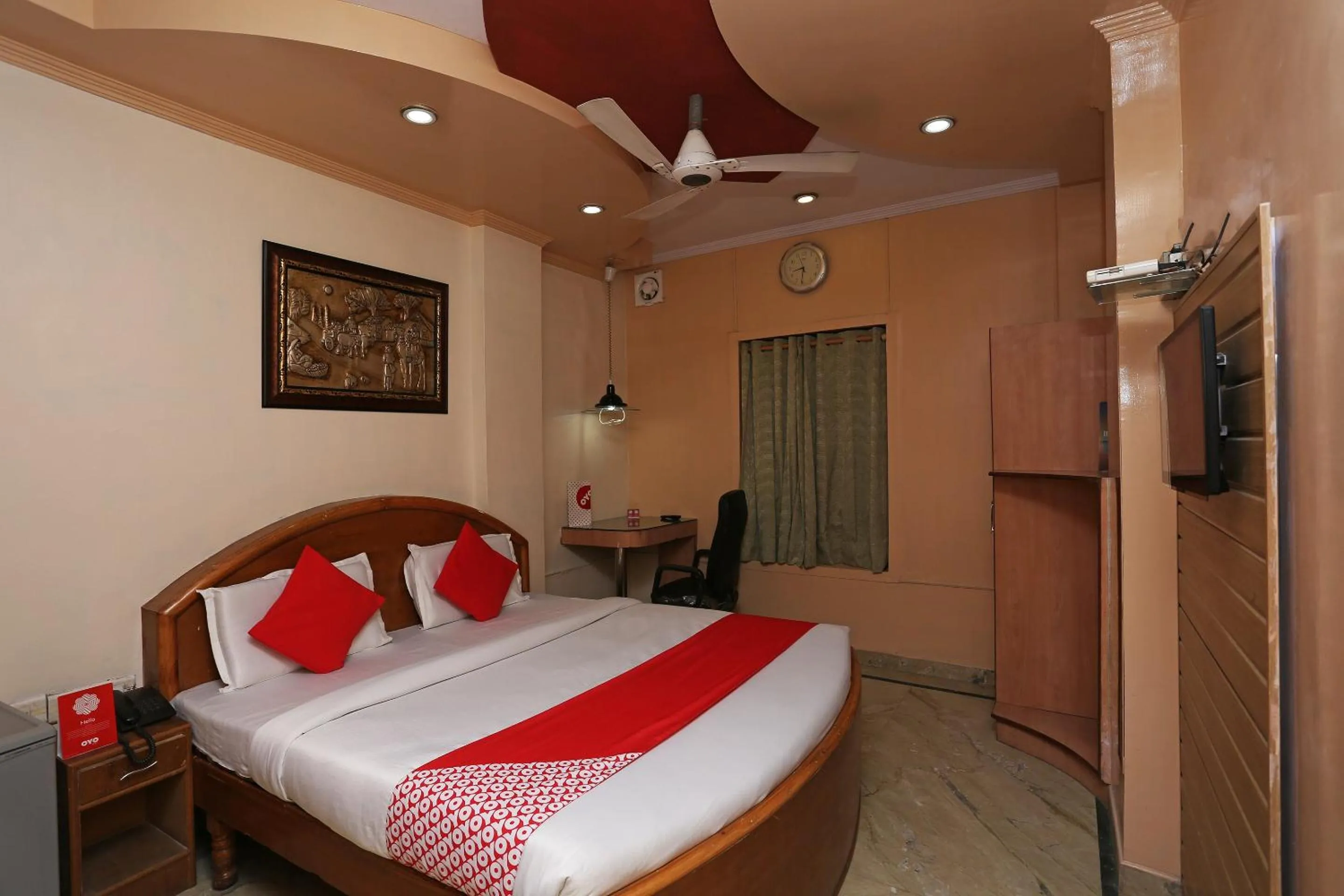 Bedroom, Bed in Hotel O Madhur Regency