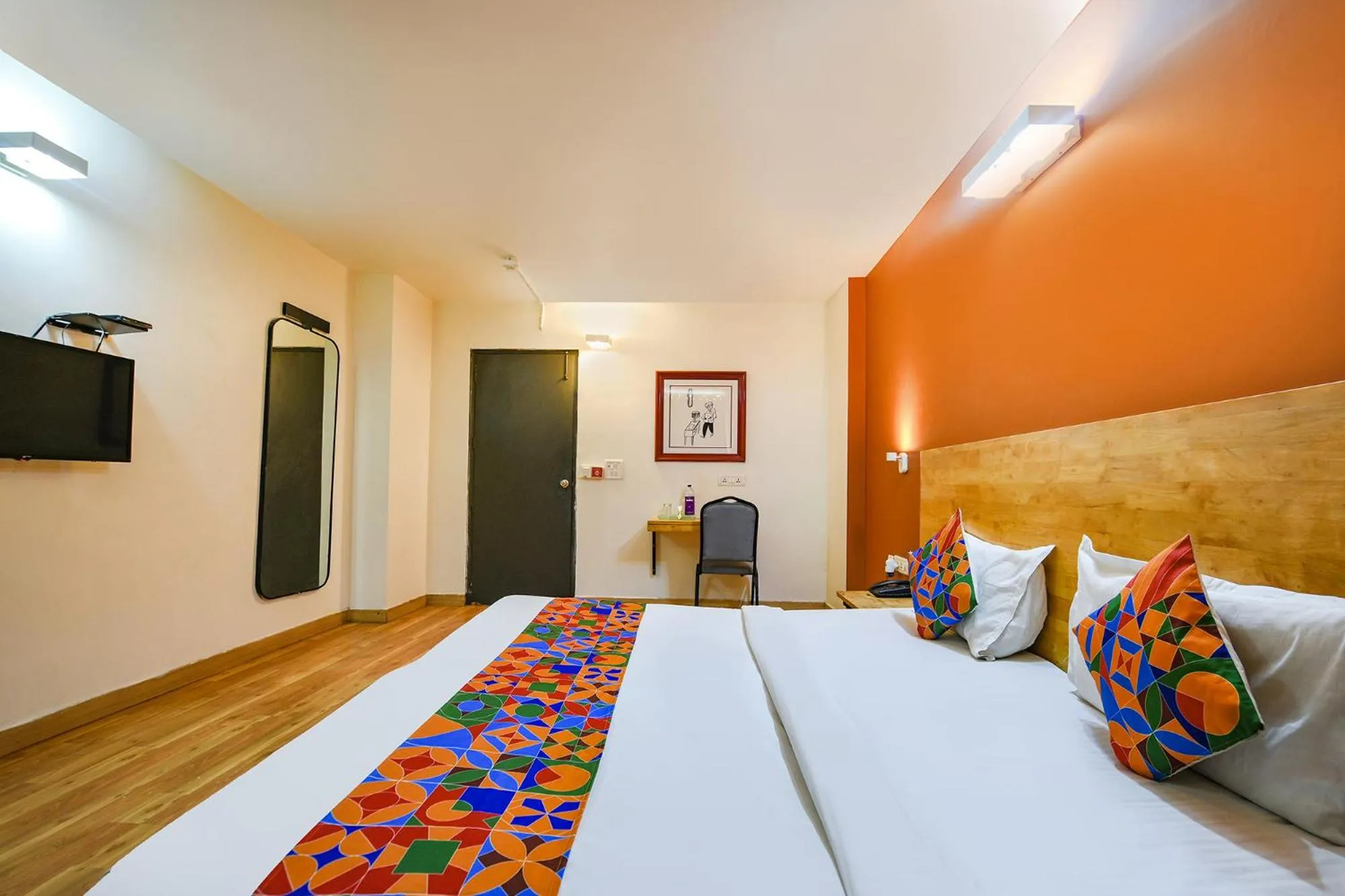 Bed in FabHotel NFC II