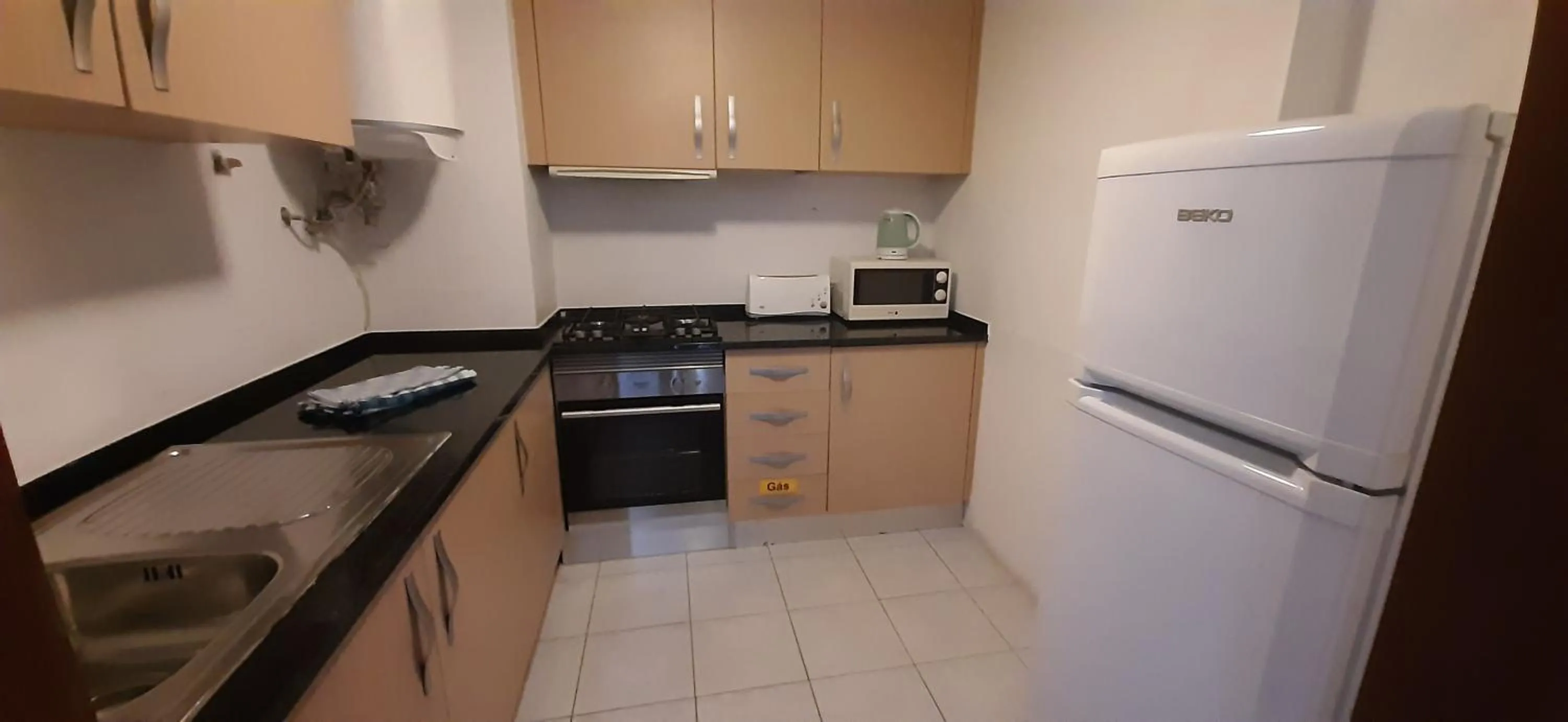 kitchen in Torres Mira Praia by Garvetur