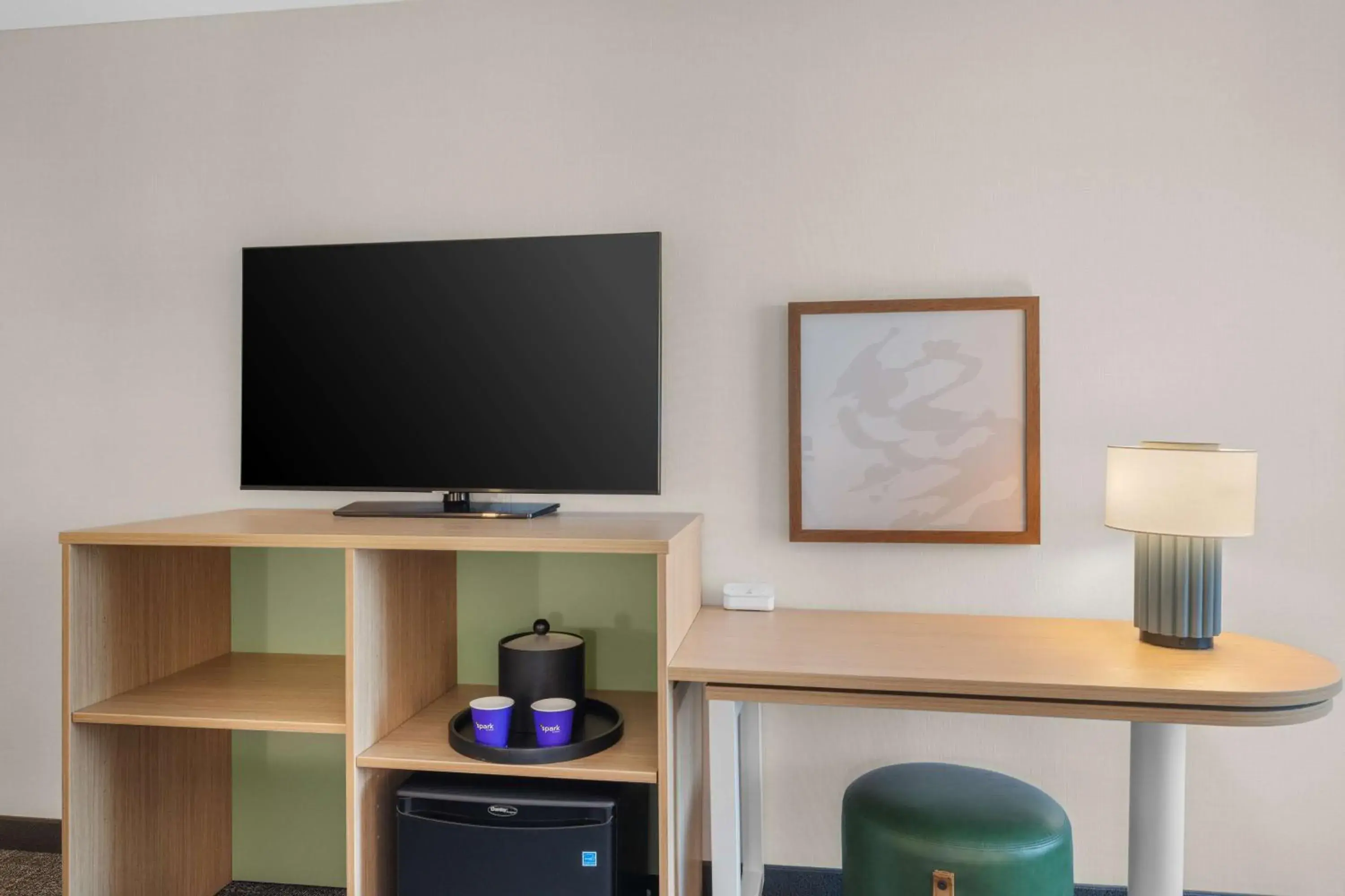 Living room in Spark by Hilton Bakersfield Central Living room in Spark by Hilton Bakersfield Central