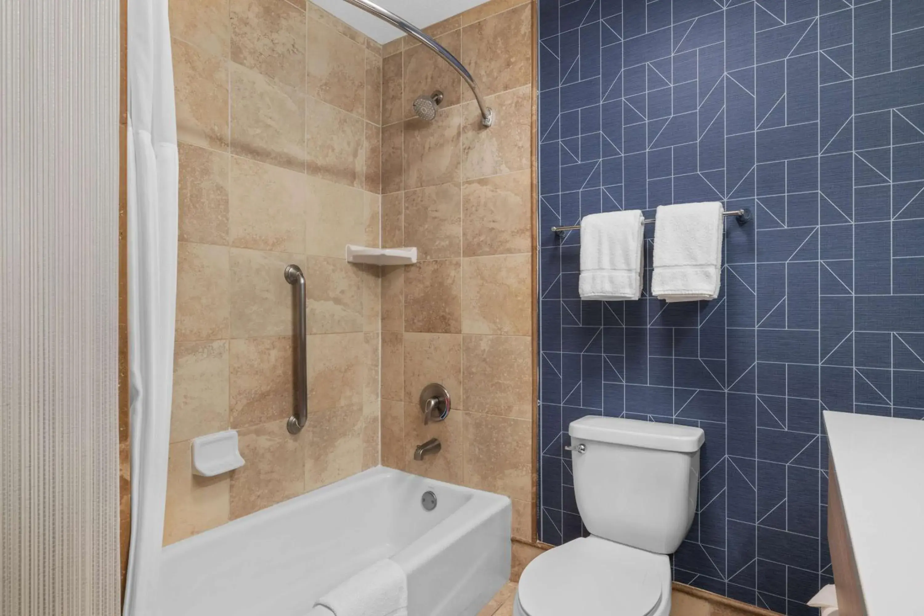 Bathroom in Spark by Hilton Bakersfield Central Bathroom in Spark by Hilton Bakersfield Central