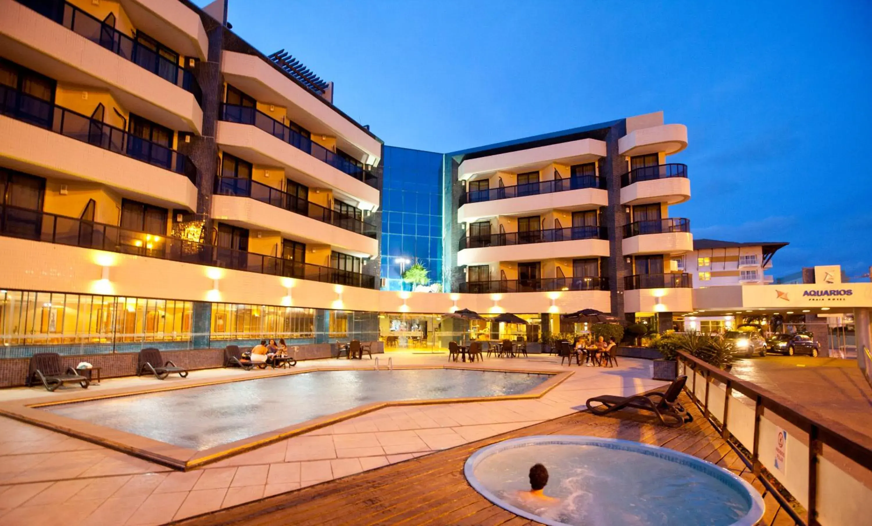 Pool view in Aquarios Praia Hotel Pool view in Aquarios Praia Hotel