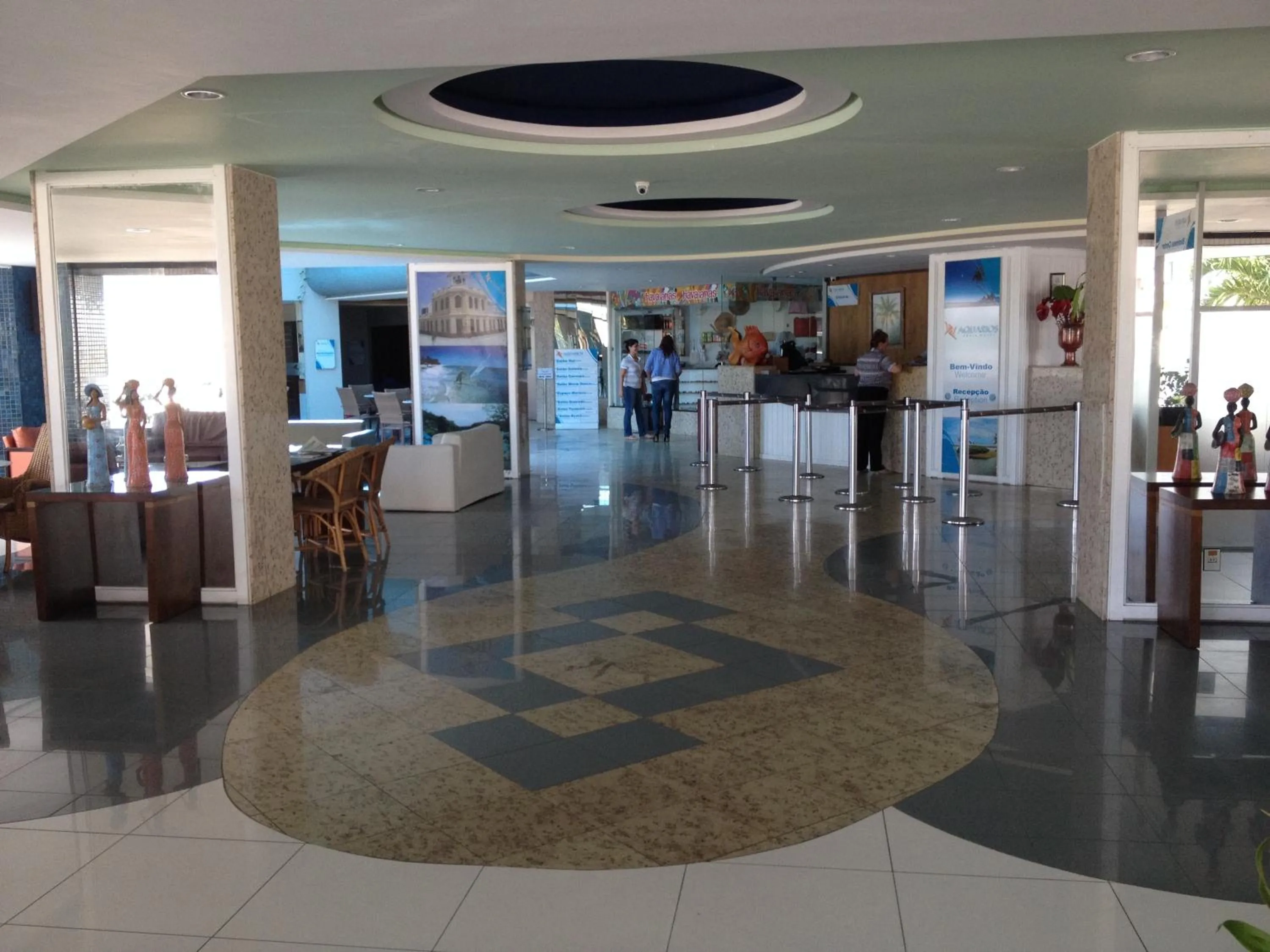 Lobby or reception in Aquarios Praia Hotel