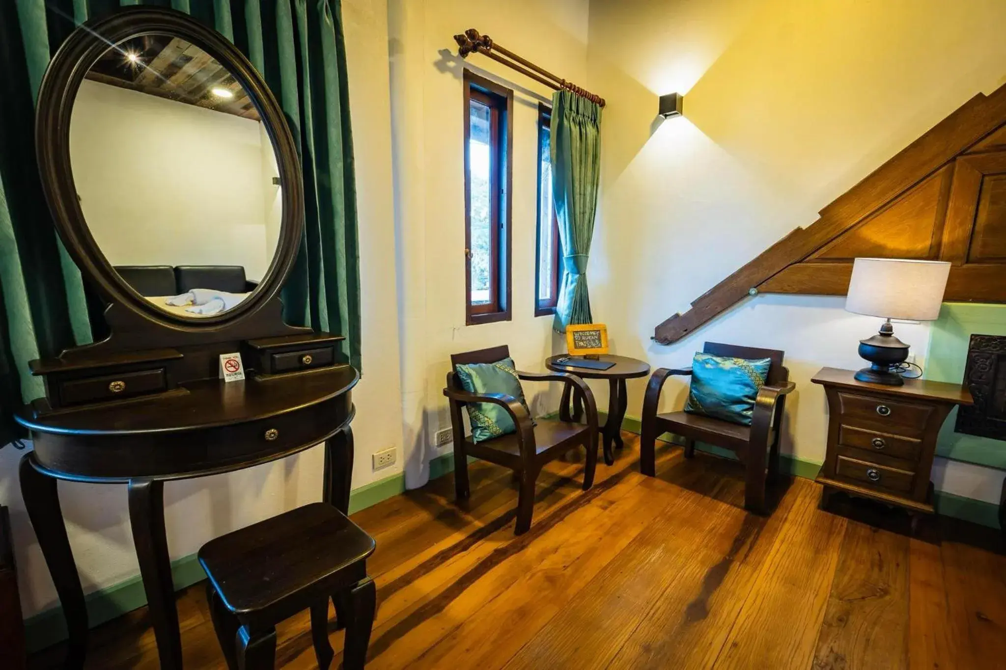 Living room in Ruean Thai Hotel Living room in Ruean Thai Hotel