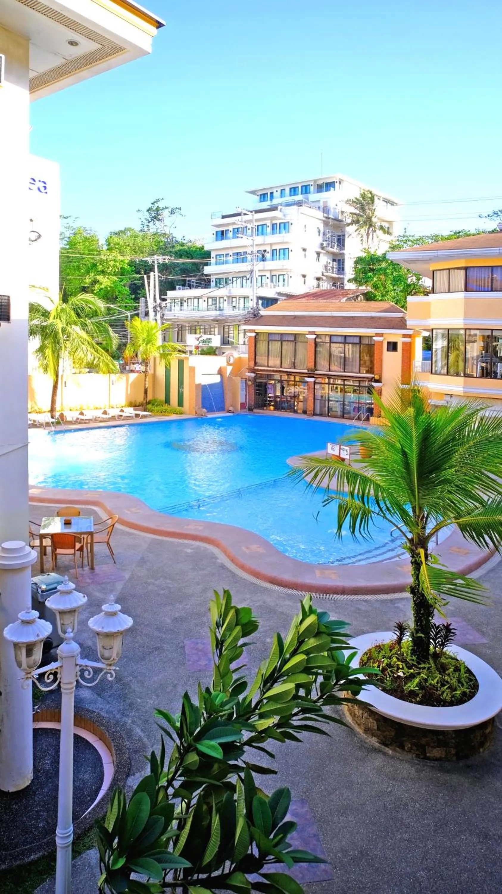 Pool view in Boracay Holiday Resort