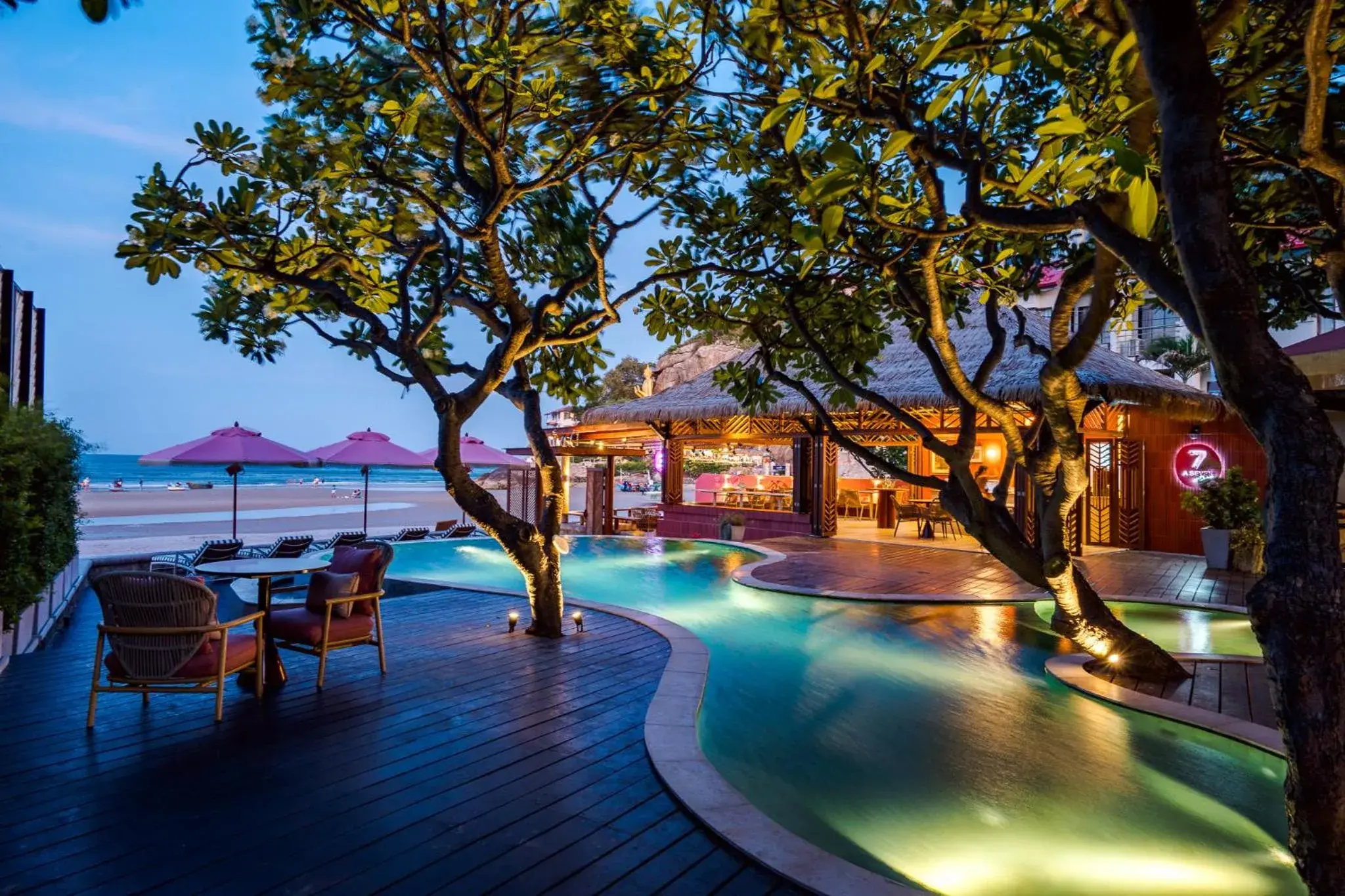 Pool view in Davinia Hua Hin Resort Pool view in Davinia Hua Hin Resort