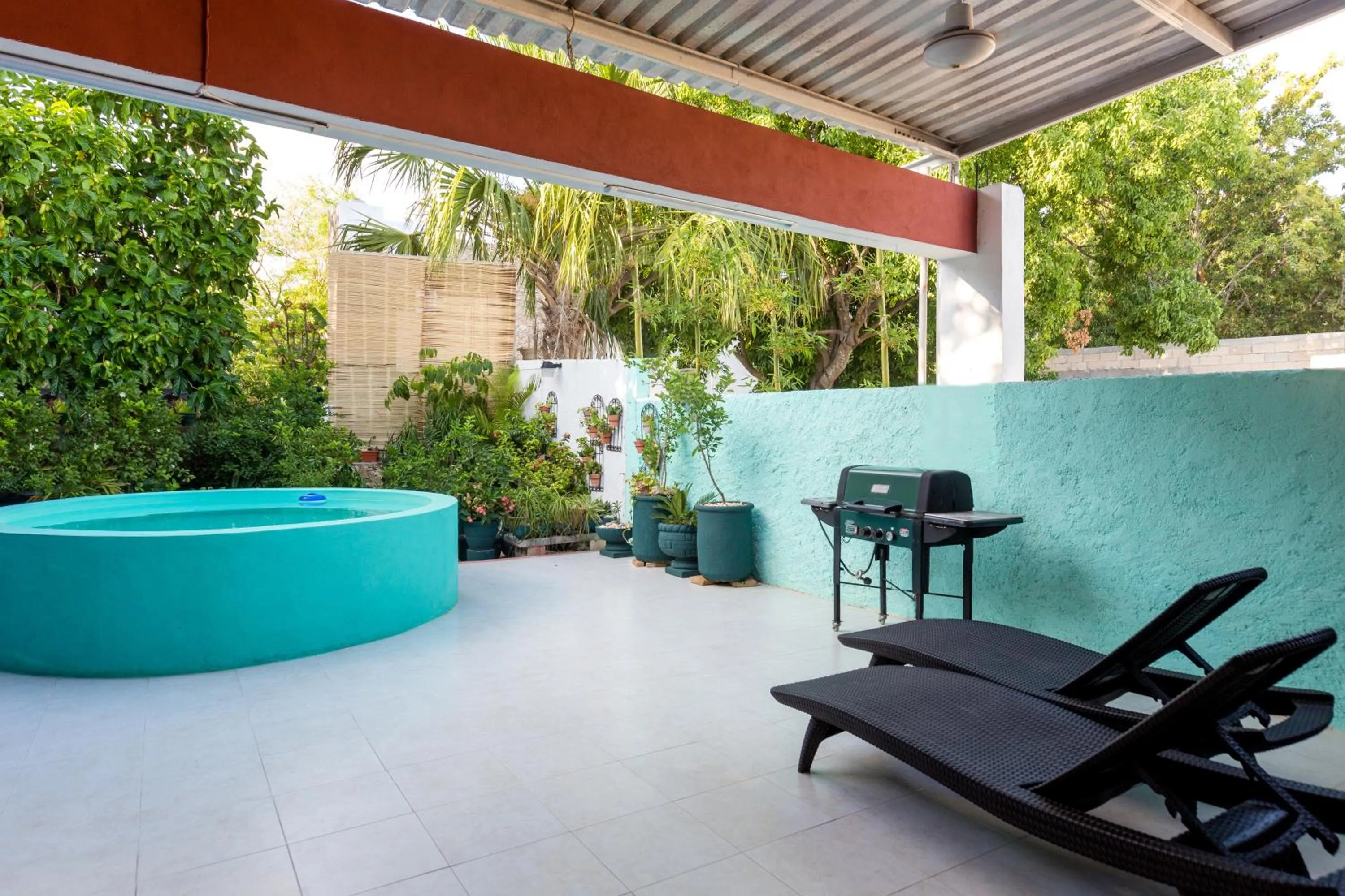 Patio in Merida Serviced Apartments
