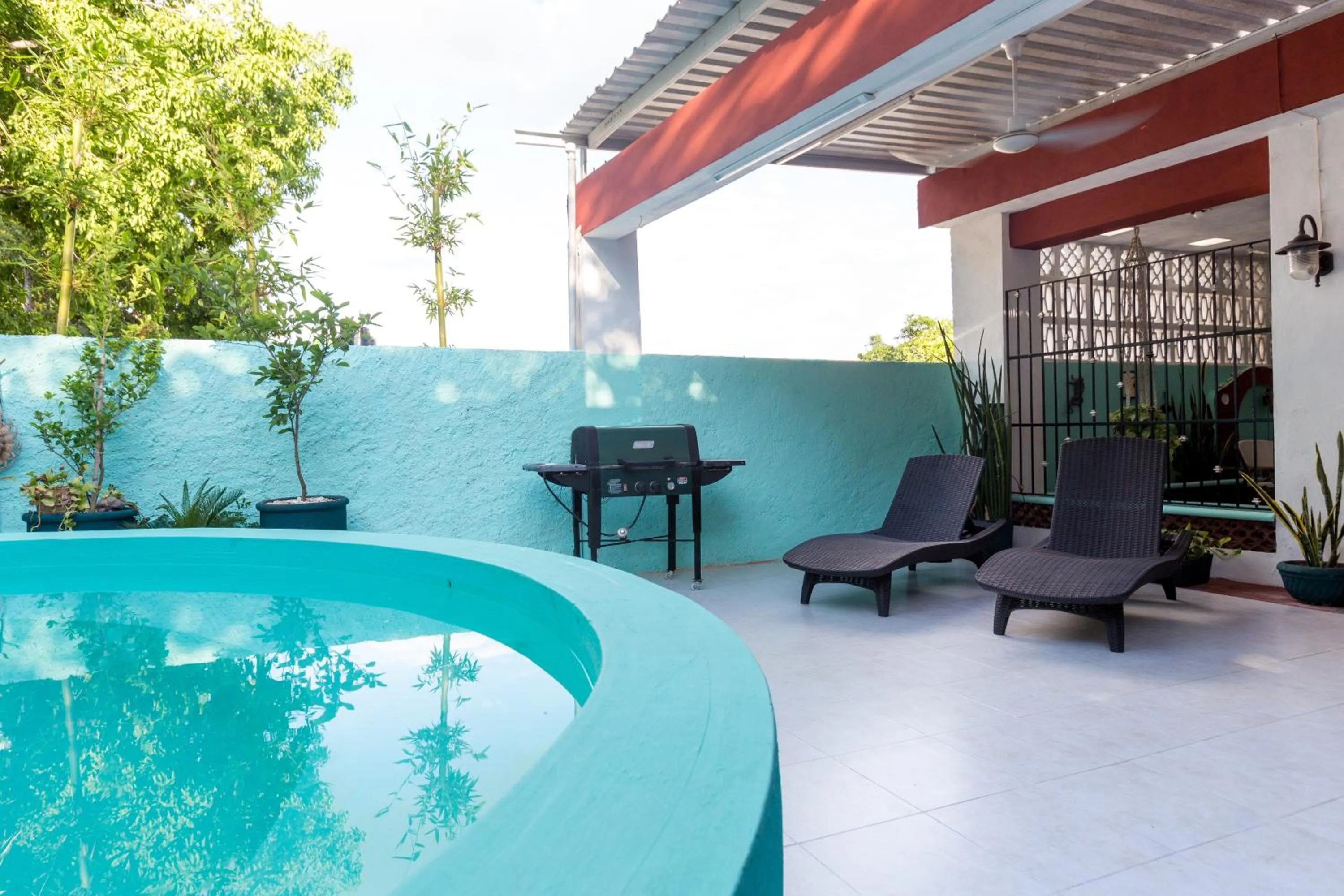 Patio in Merida Serviced Apartments