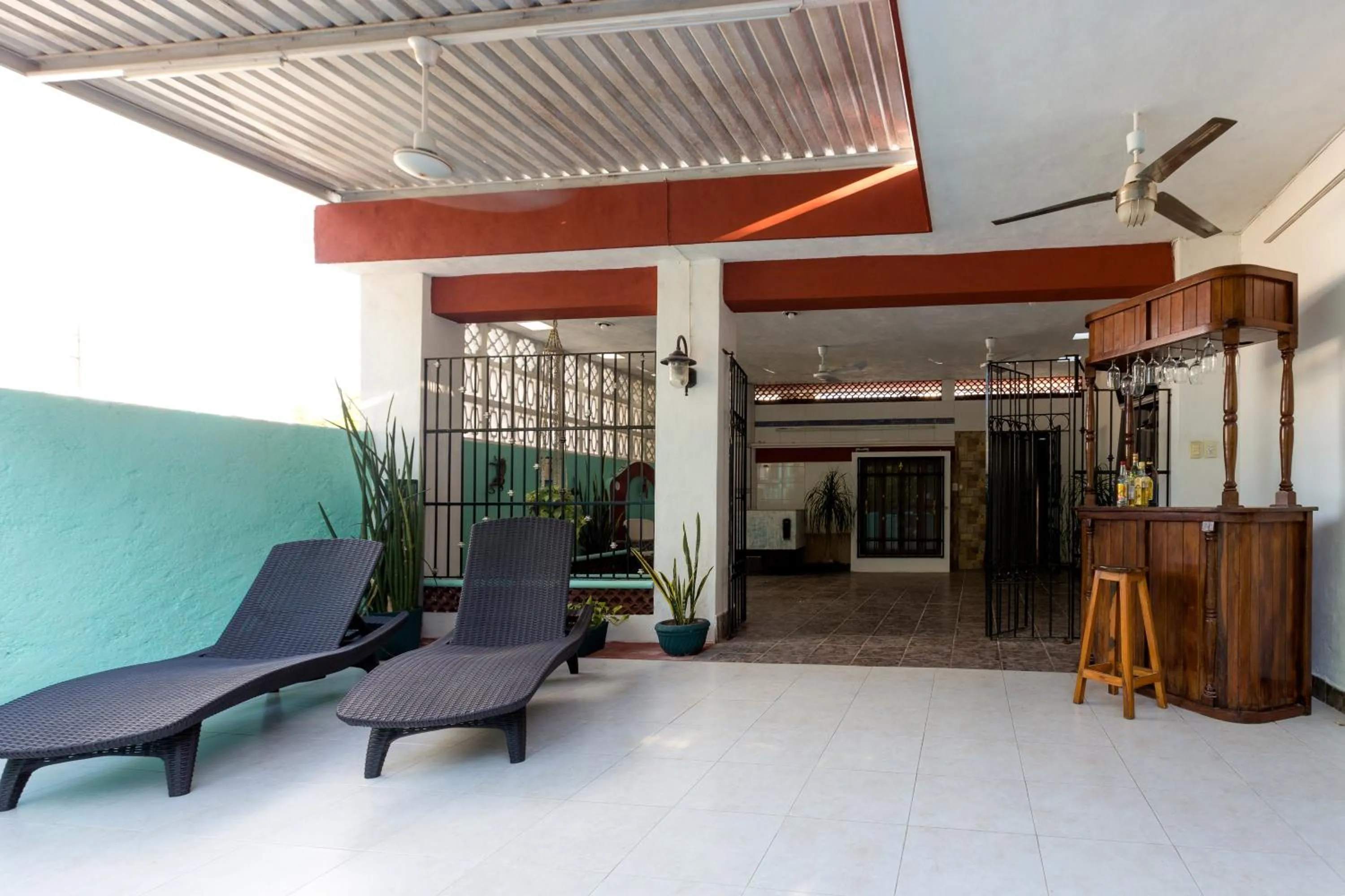 Patio in Merida Serviced Apartments