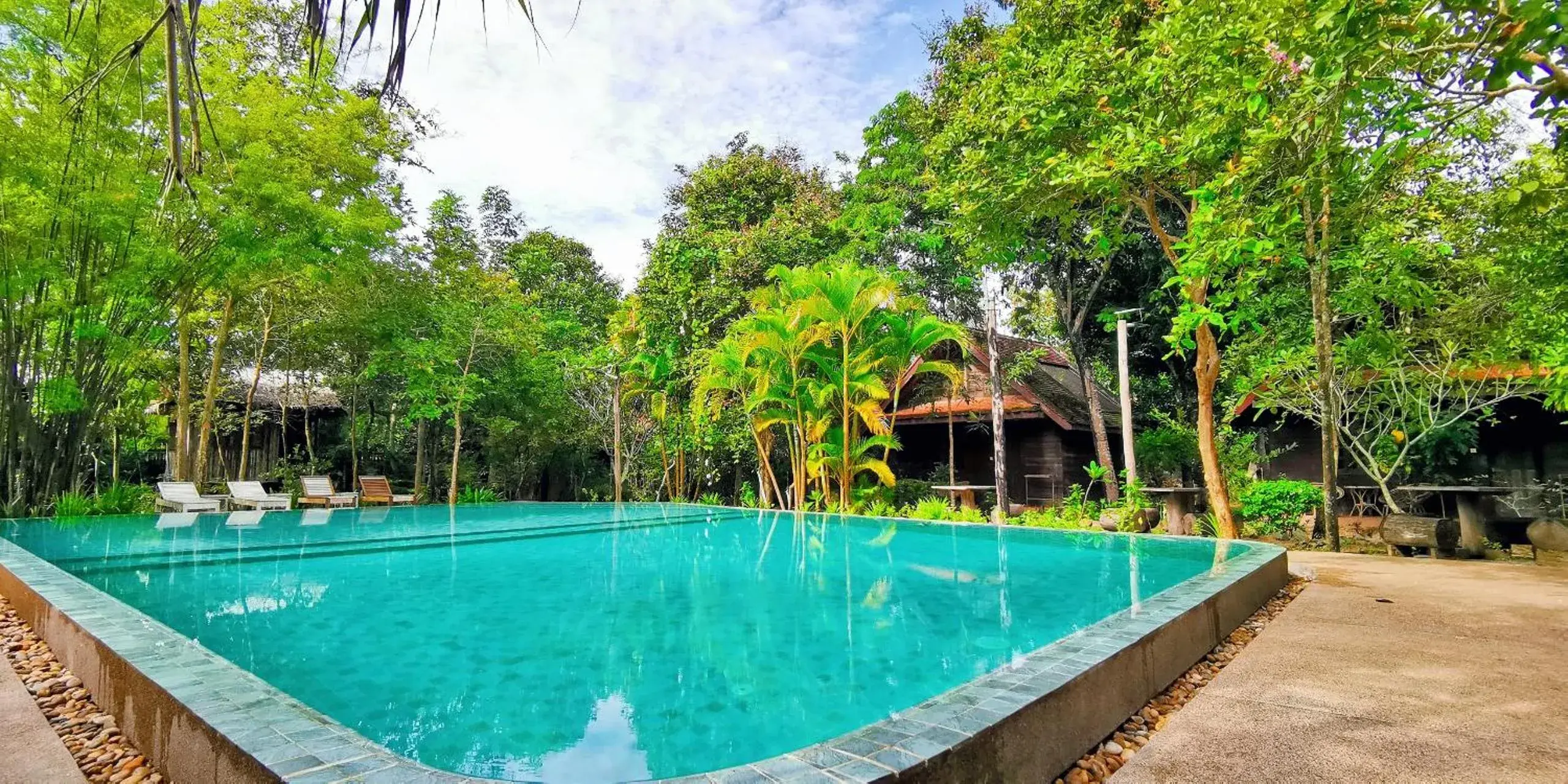 Swimming pool in Palm Village Resort & Spa Swimming pool in Palm Village Resort & Spa