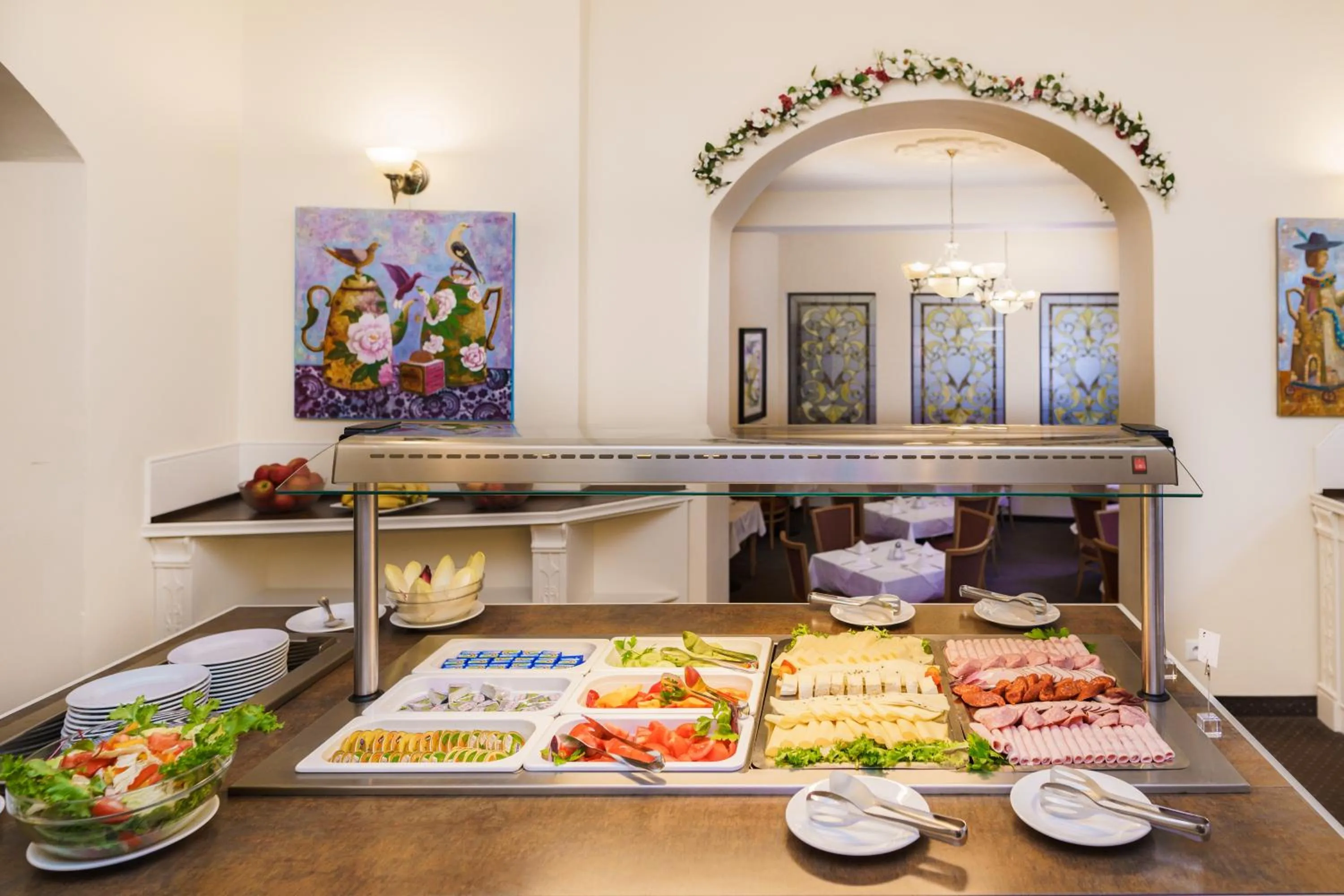 Buffet breakfast in Spa Hotel Anglický Dvůr