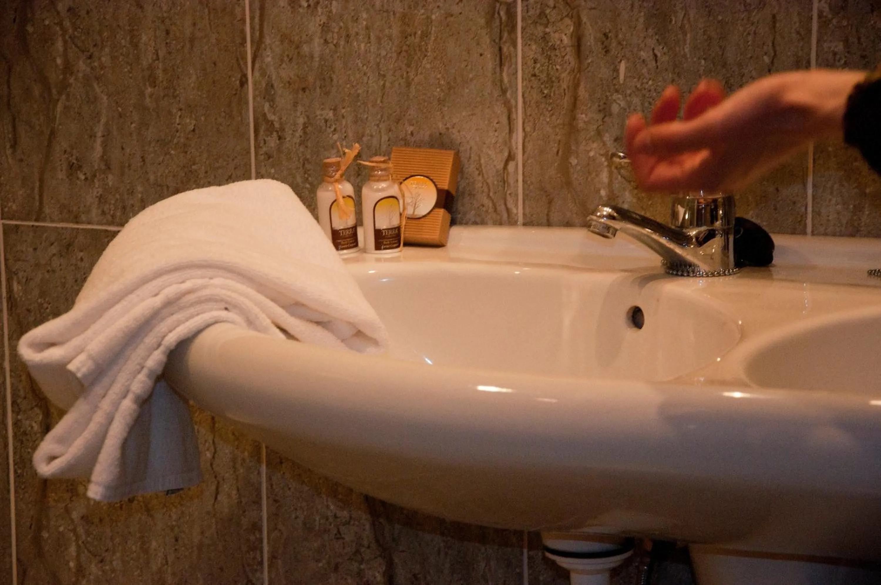 Bathroom in Hotel Amoretes
