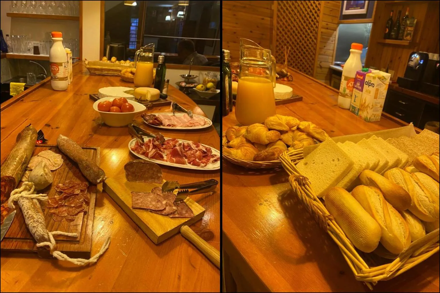 Breakfast in Hotel Amoretes