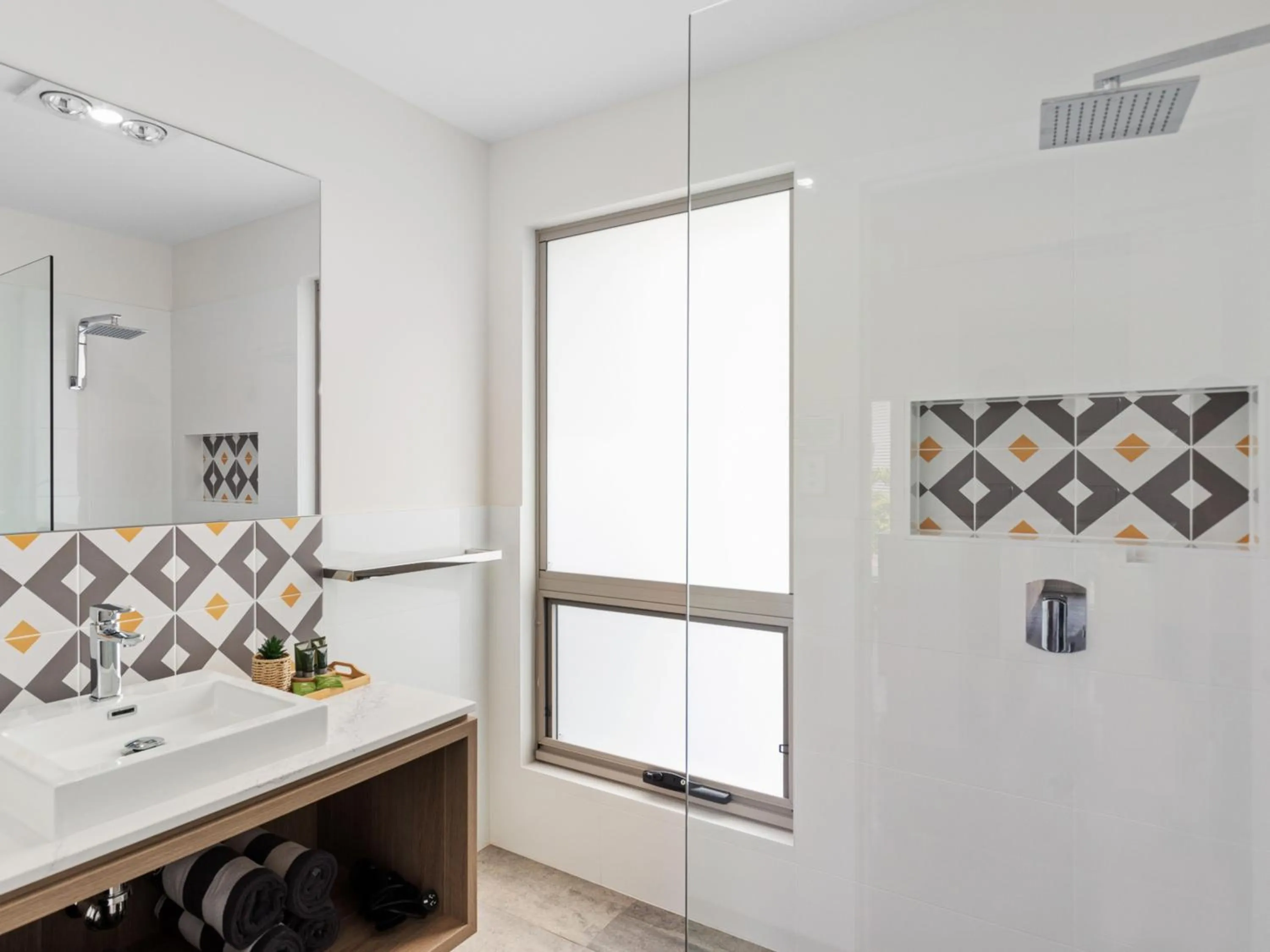 Bathroom in Blue Lake Holiday Park