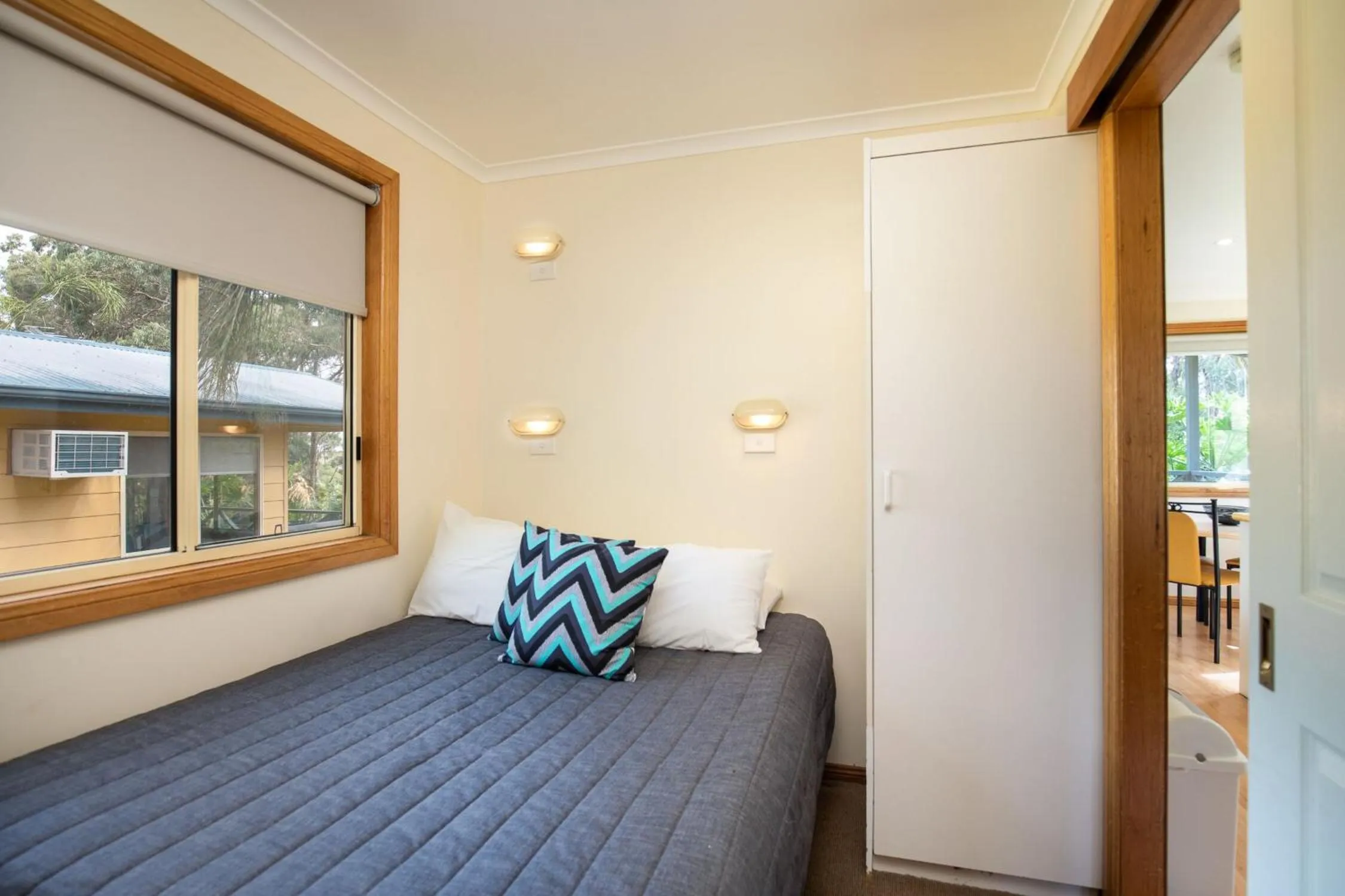 Bed in Blue Lake Holiday Park