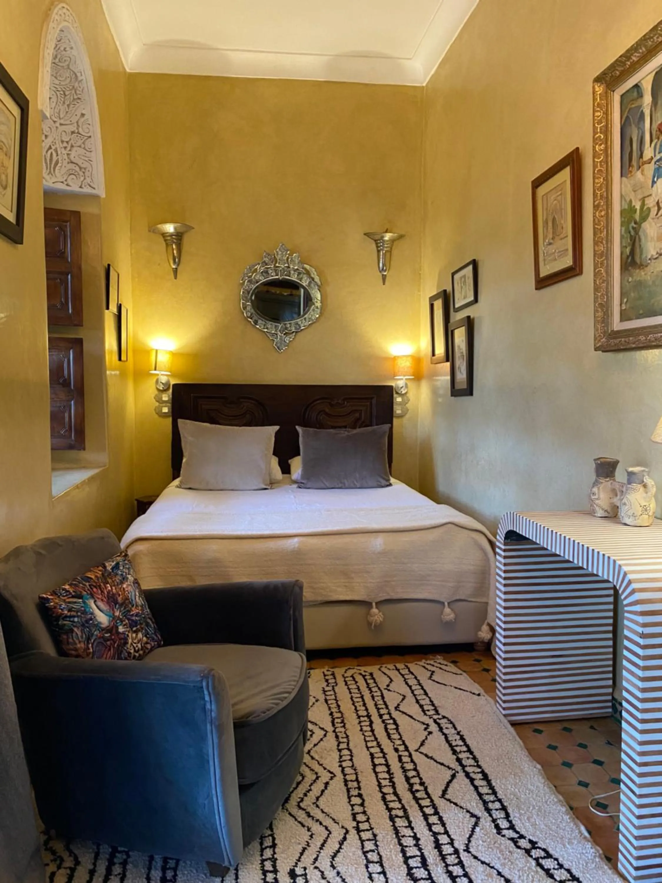 Bed in Palais El Arsat & Spa