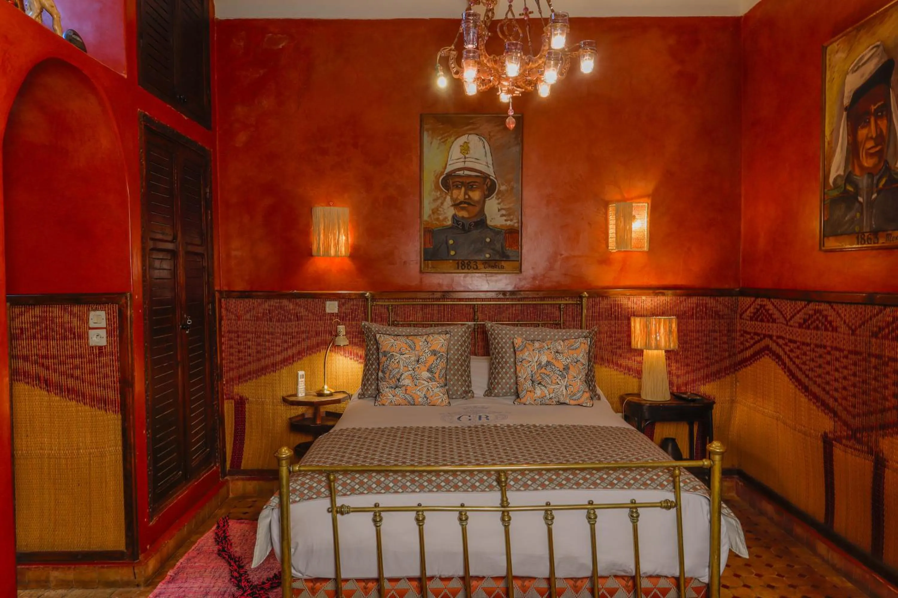 View (from property/room), Bed in Palais El Arsat & Spa