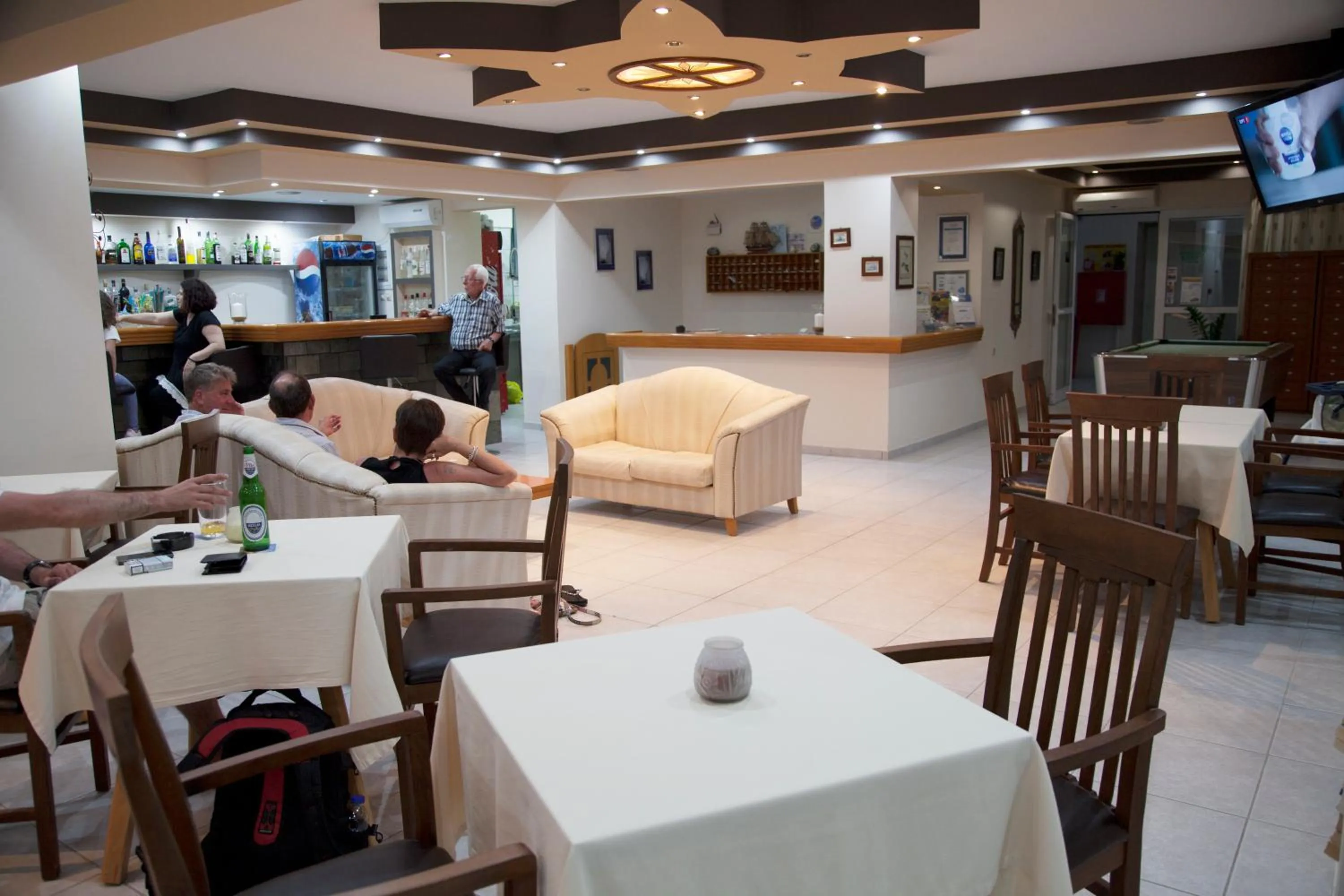 Lobby or reception in Hotel Athinoula