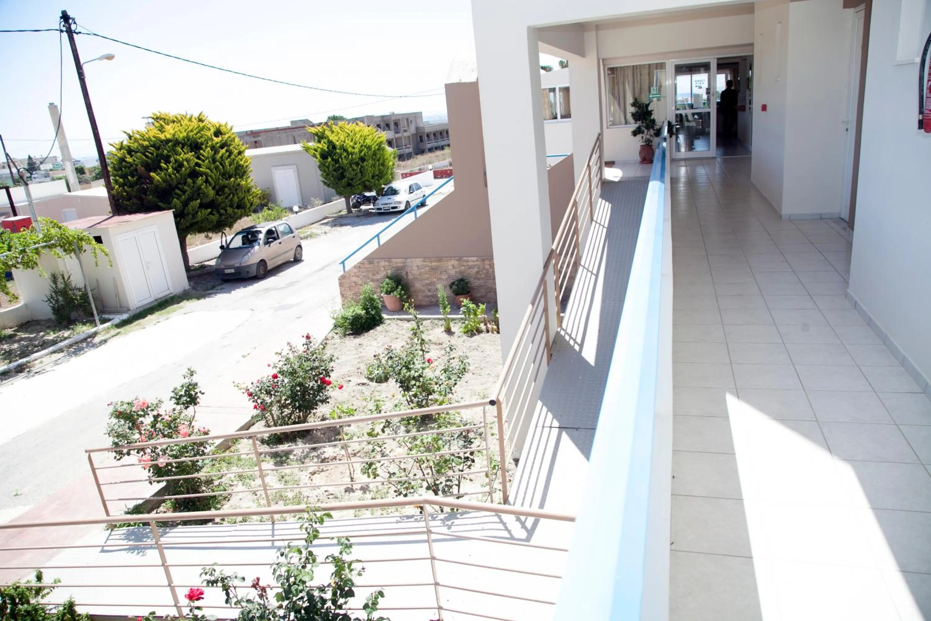 Garden view in Hotel Athinoula