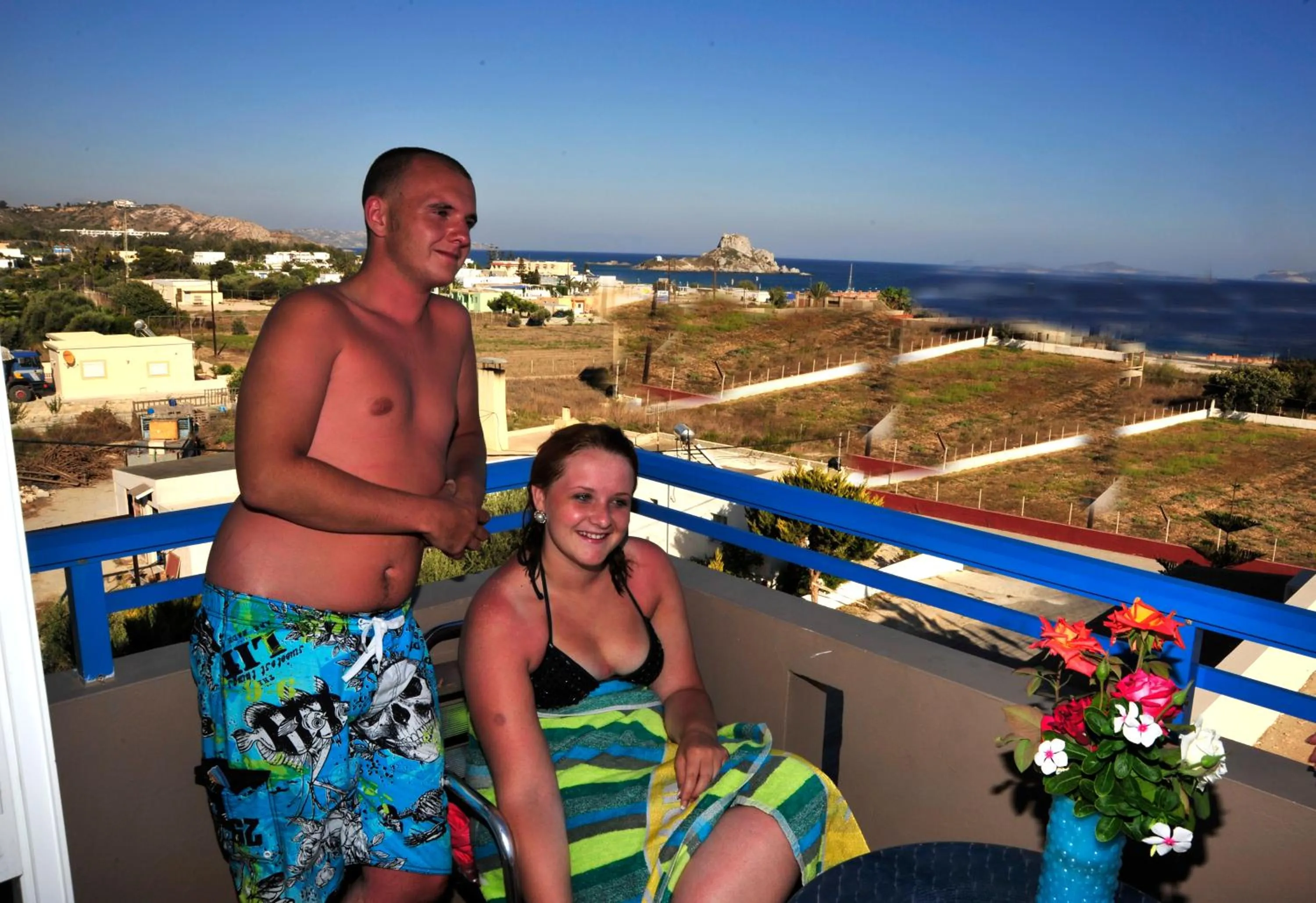 Balcony/Terrace in Hotel Athinoula
