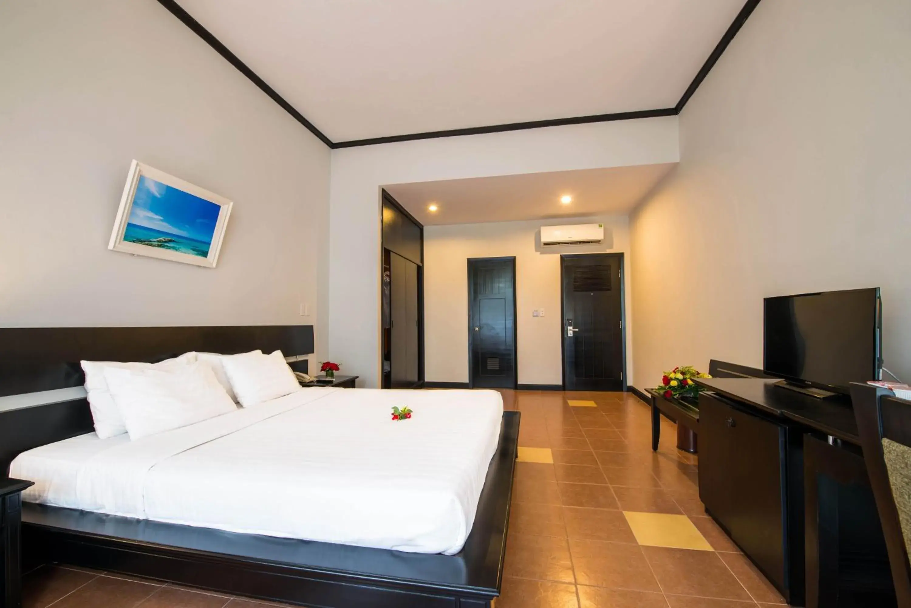 Bed in Lazi Beach Resort Bed in Lazi Beach Resort