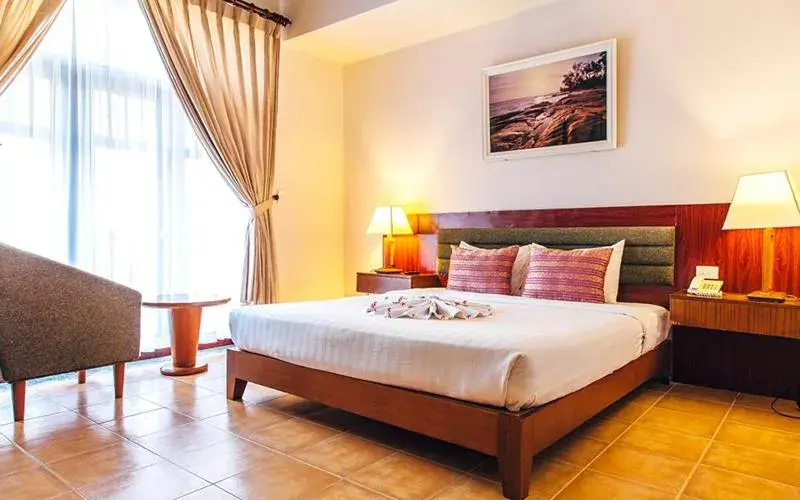 Bed in Lazi Beach Resort Bed in Lazi Beach Resort