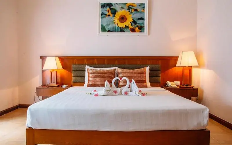 Bed in Lazi Beach Resort Bed in Lazi Beach Resort