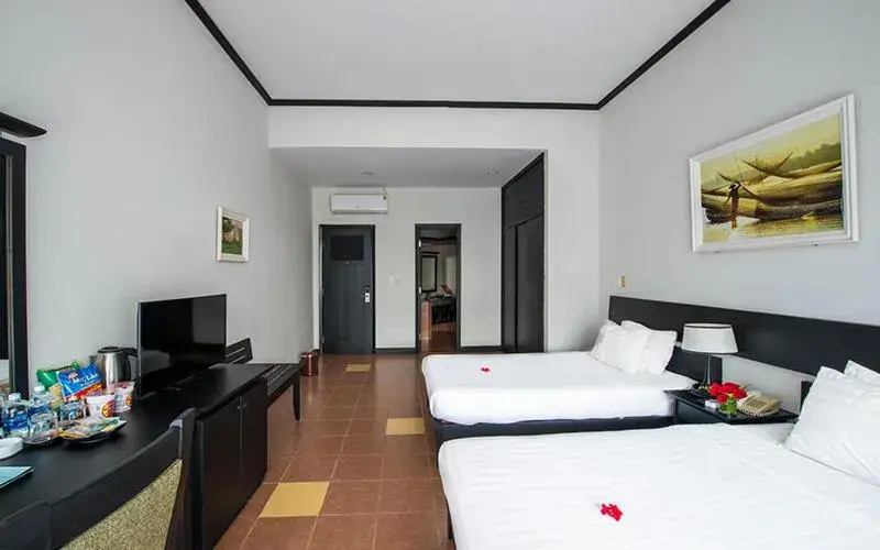 Bed in Lazi Beach Resort Bed in Lazi Beach Resort