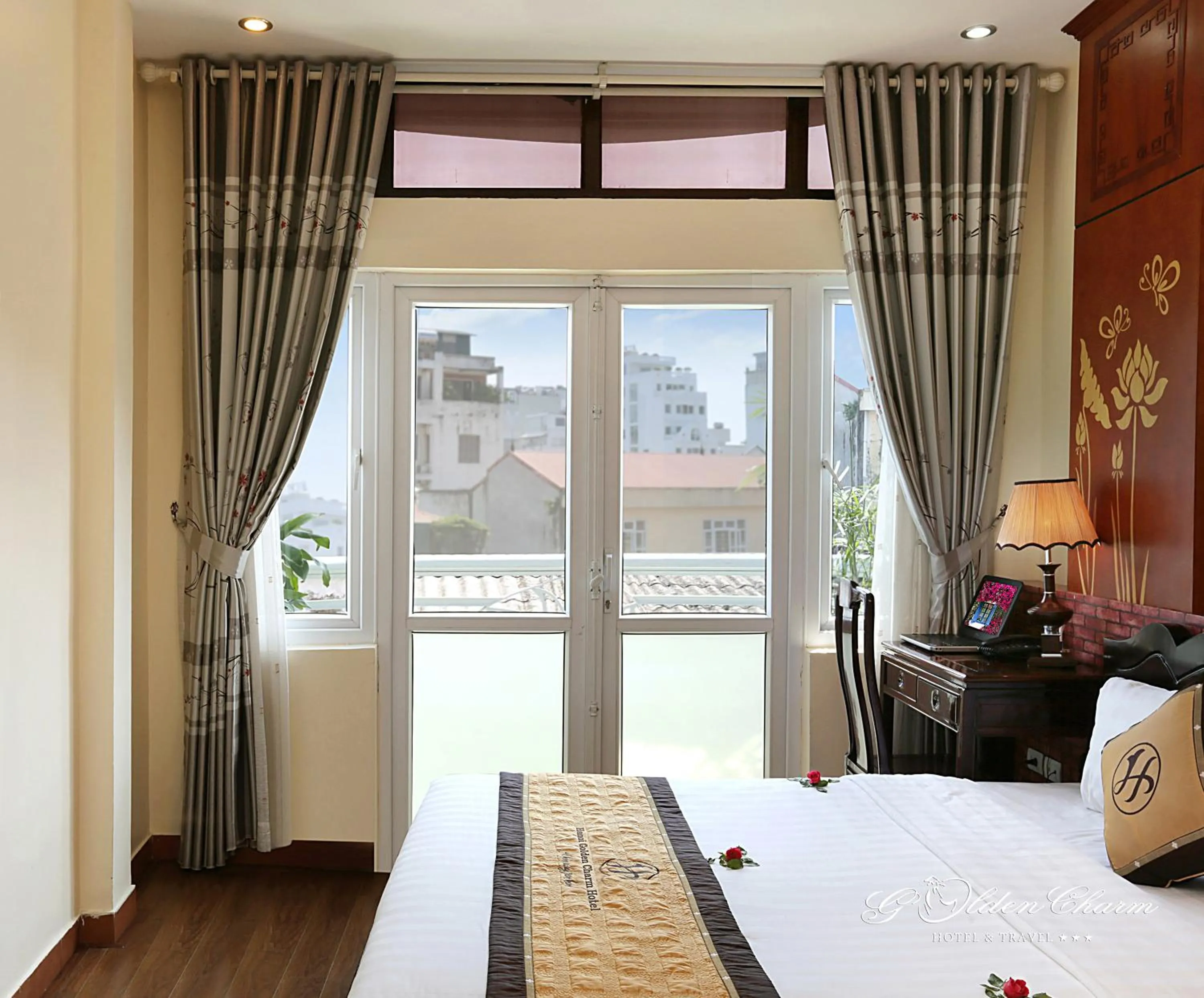 Bedroom in Hanoi Golden Charm Hotel