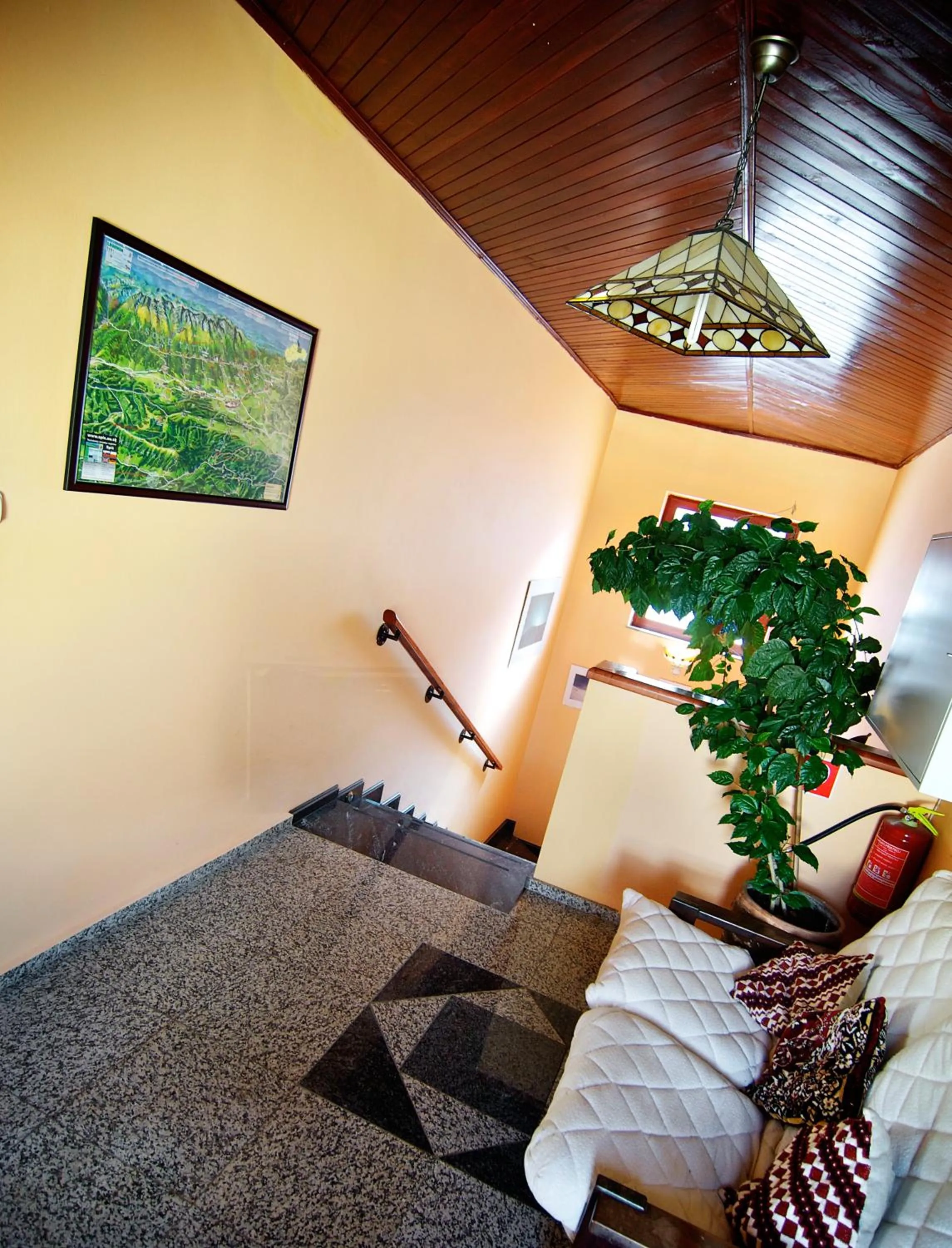 Lobby or reception in Penzion Plesnivec