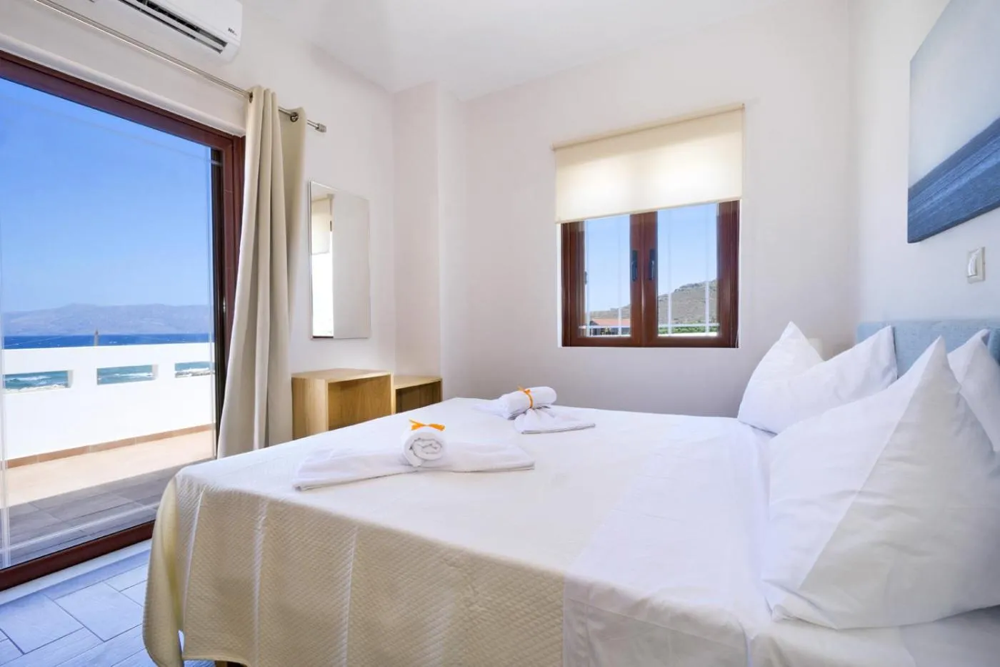 Bed in Seaside Villa Balos