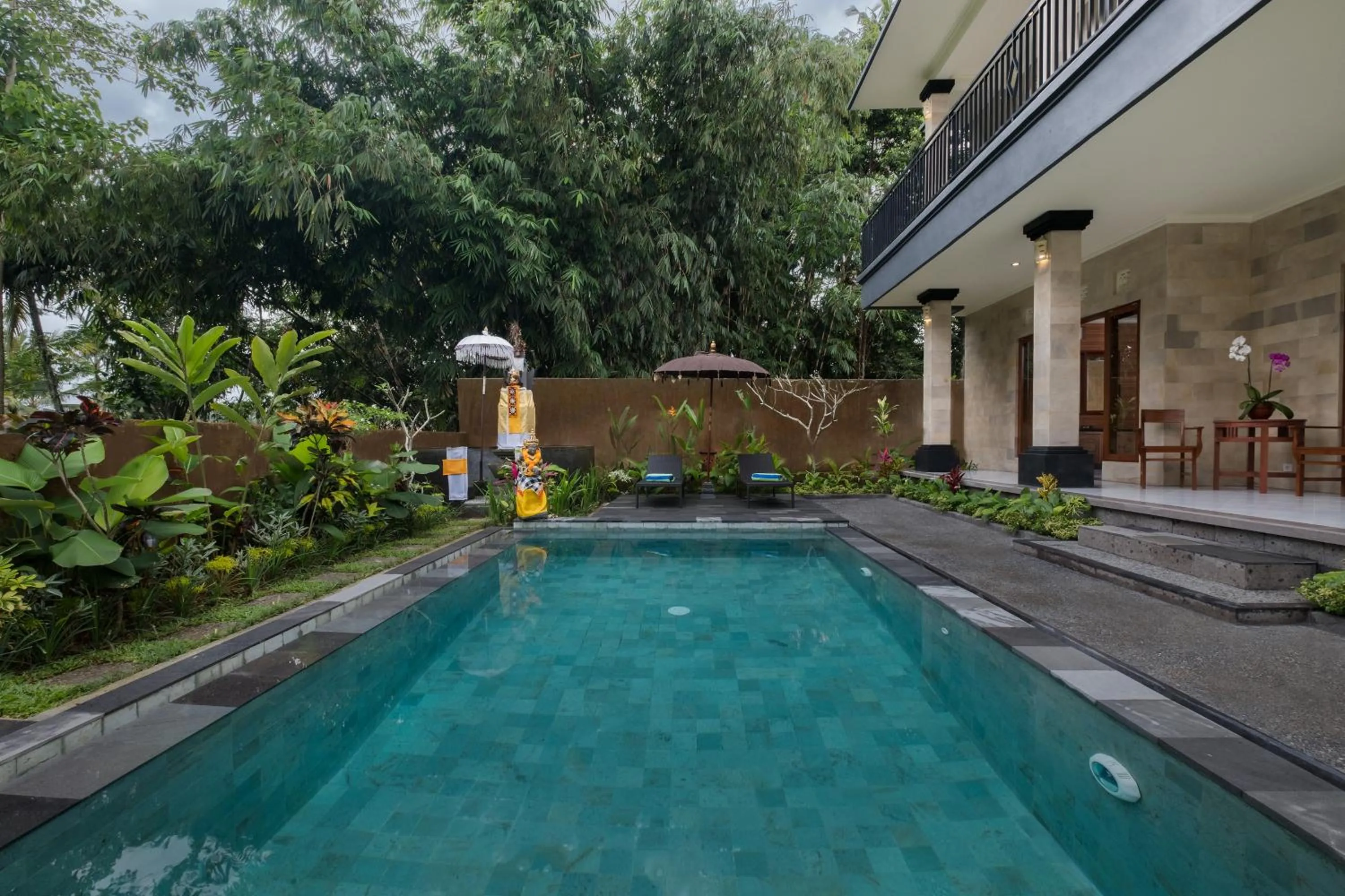 Pool view in Puri Astina Villa
