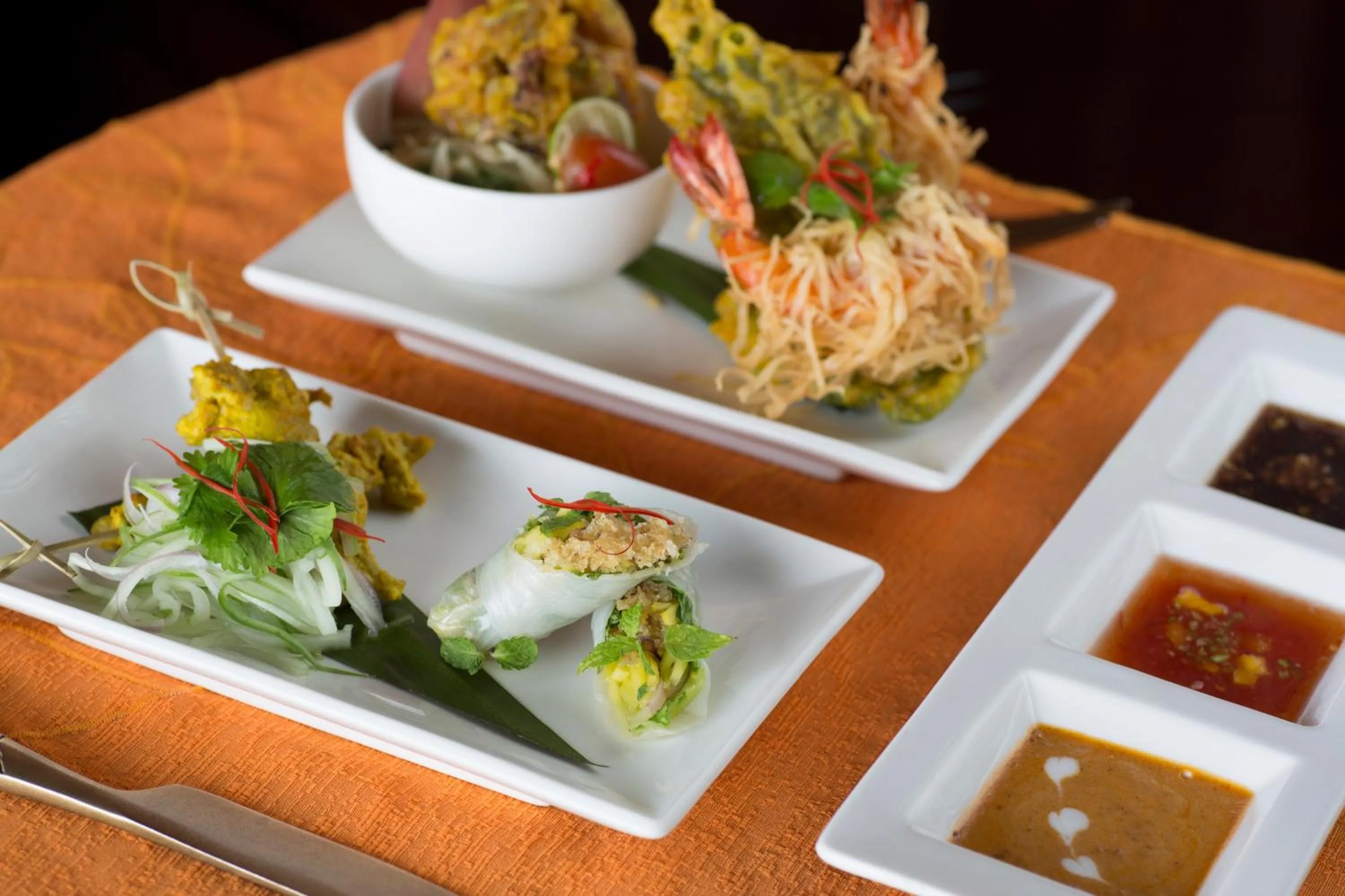 Asian breakfast in Banyan Tree Bintan