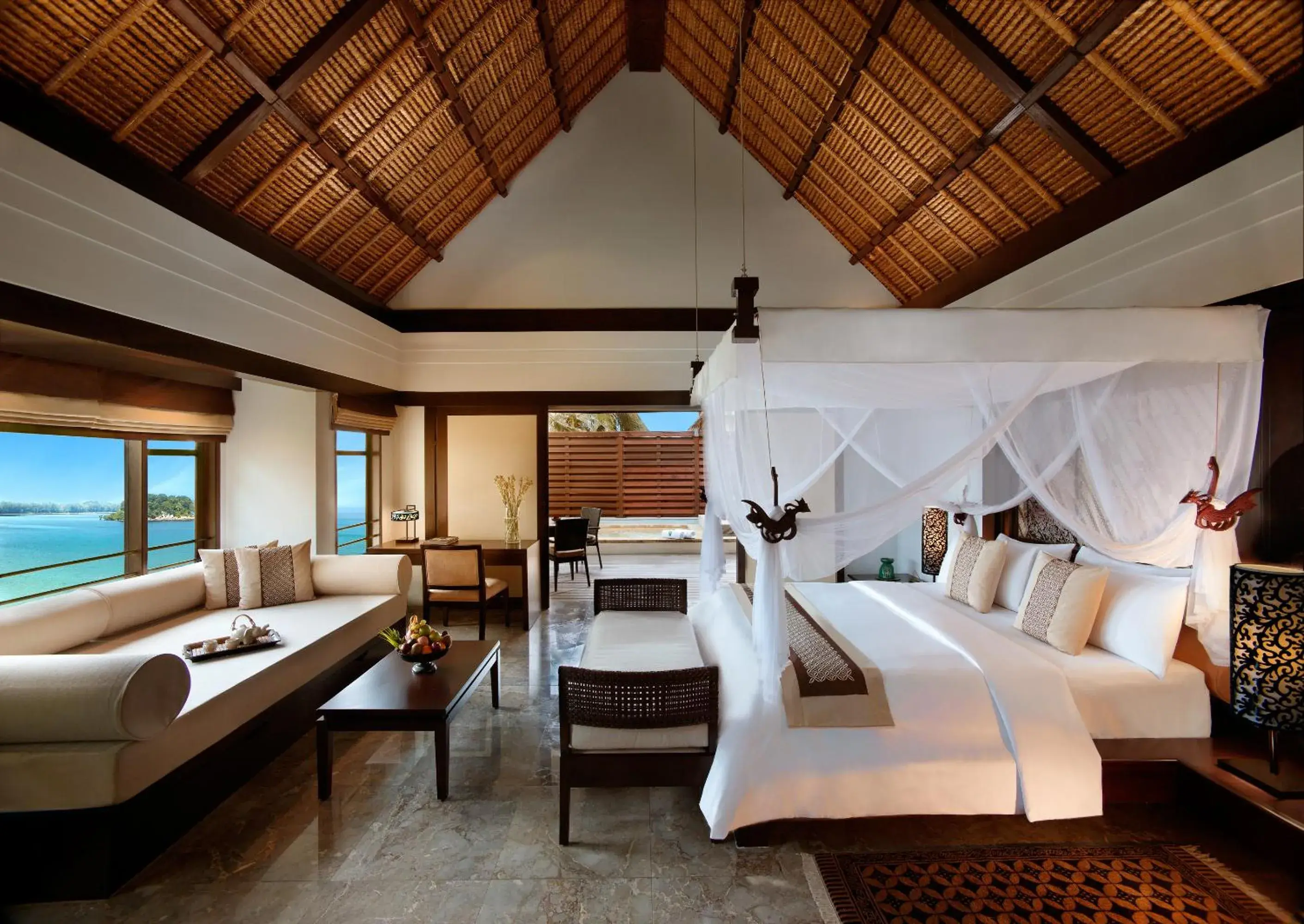 Bed in Banyan Tree Bintan Bed in Banyan Tree Bintan