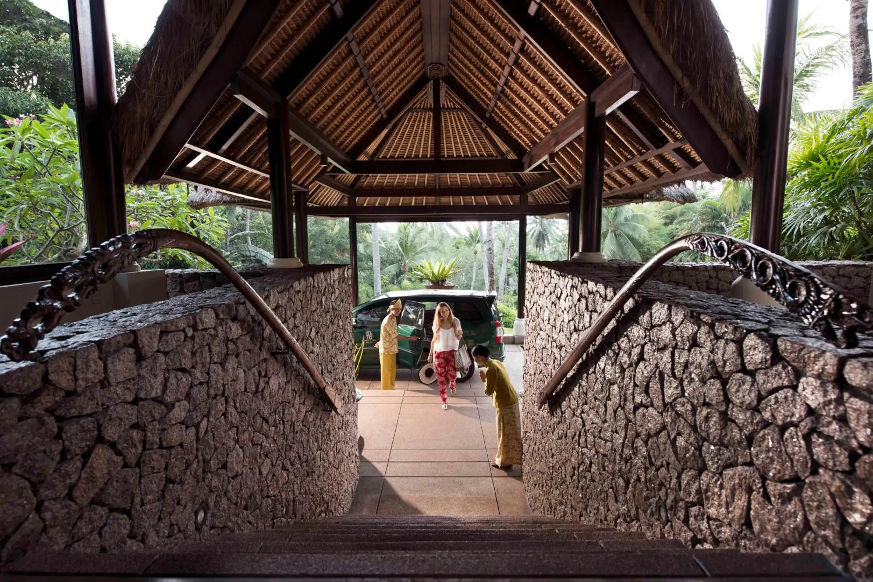 Facade/entrance in Banyan Tree Bintan Facade/entrance in Banyan Tree Bintan
