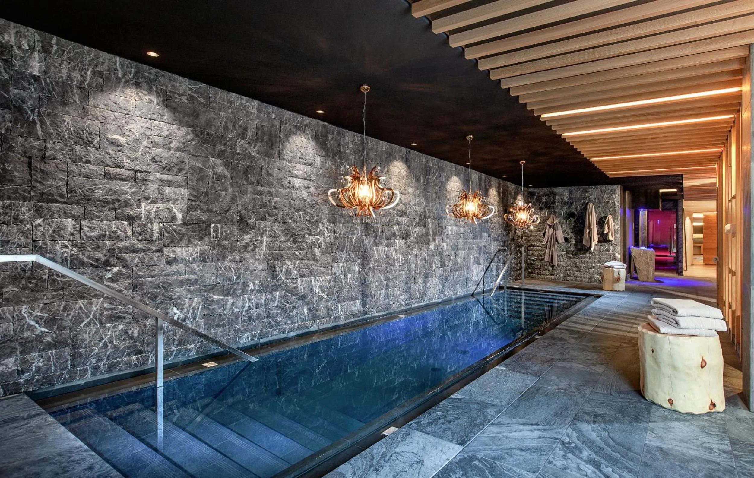 Spa and wellness centre/facilities in Gardena Grödnerhof - Hotel & Spa