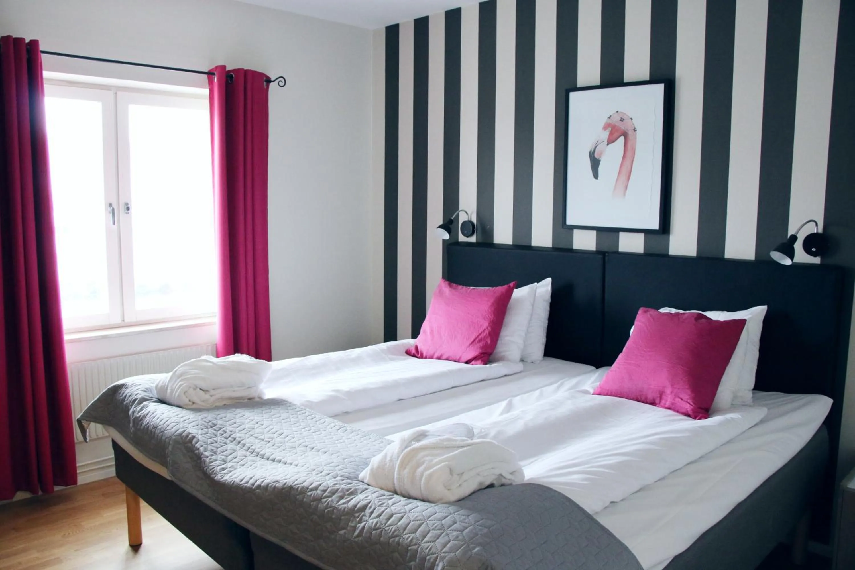 Bed in Hotel Carlshamn