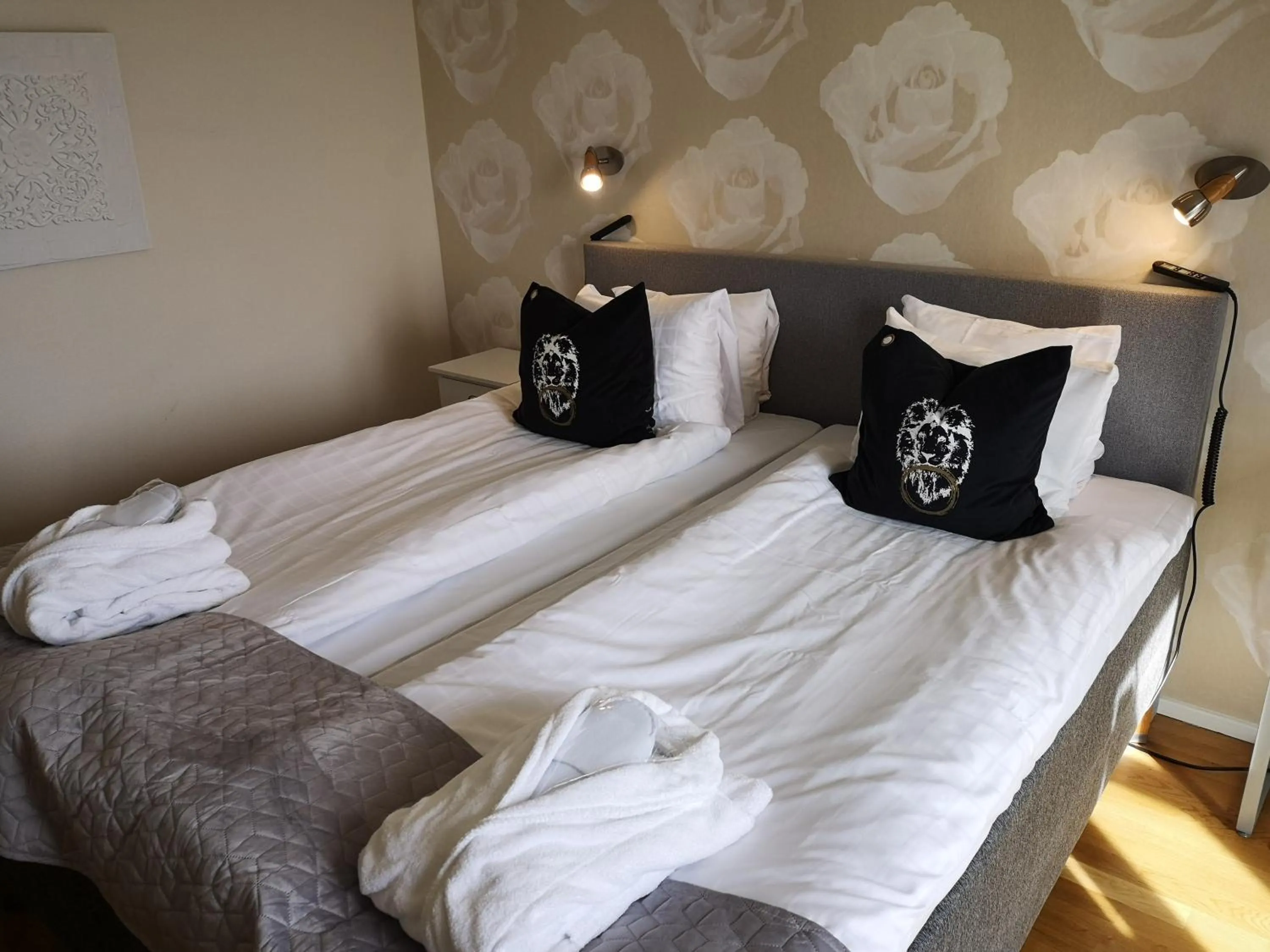 Bed in Hotel Carlshamn