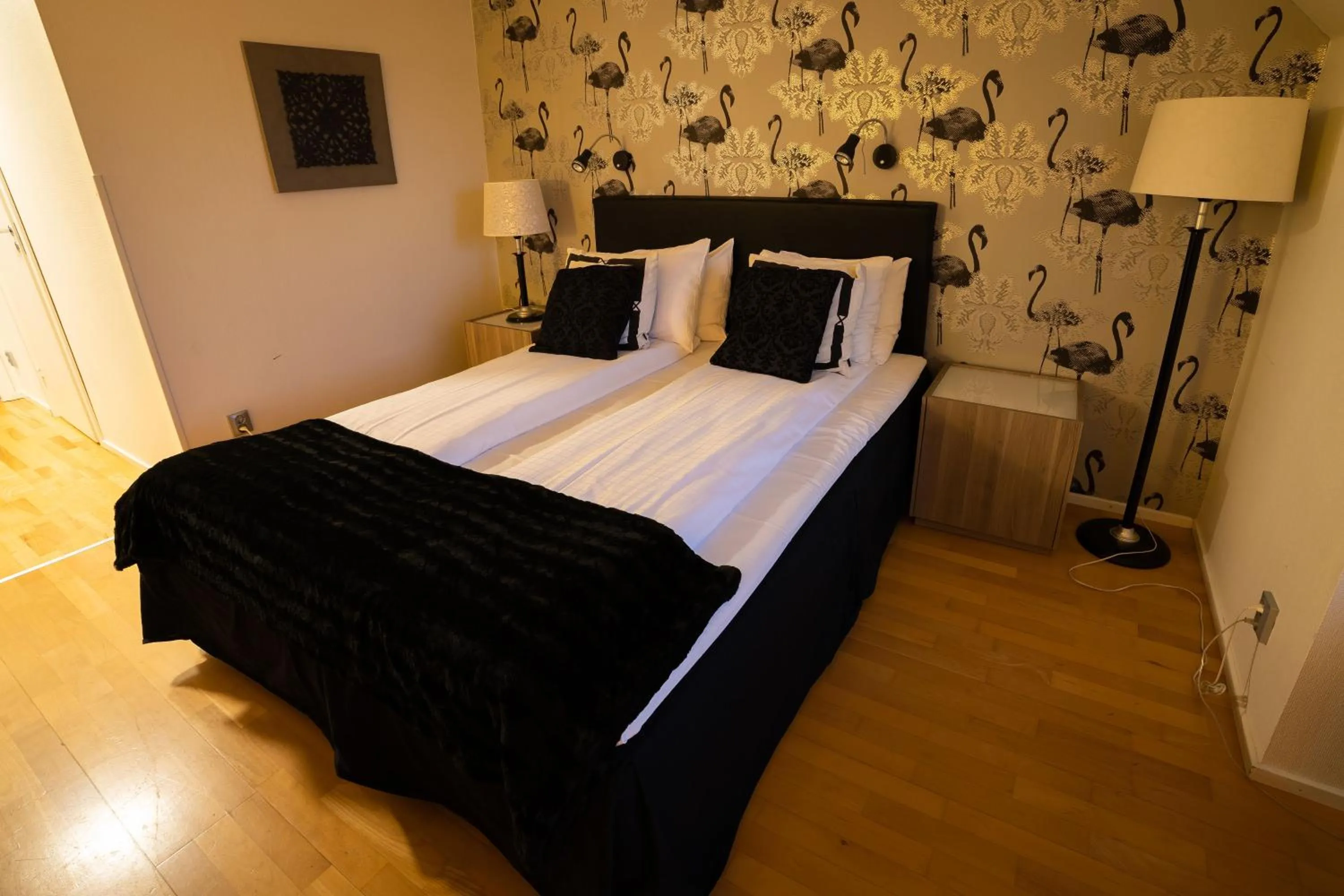 Bed in Hotel Carlshamn