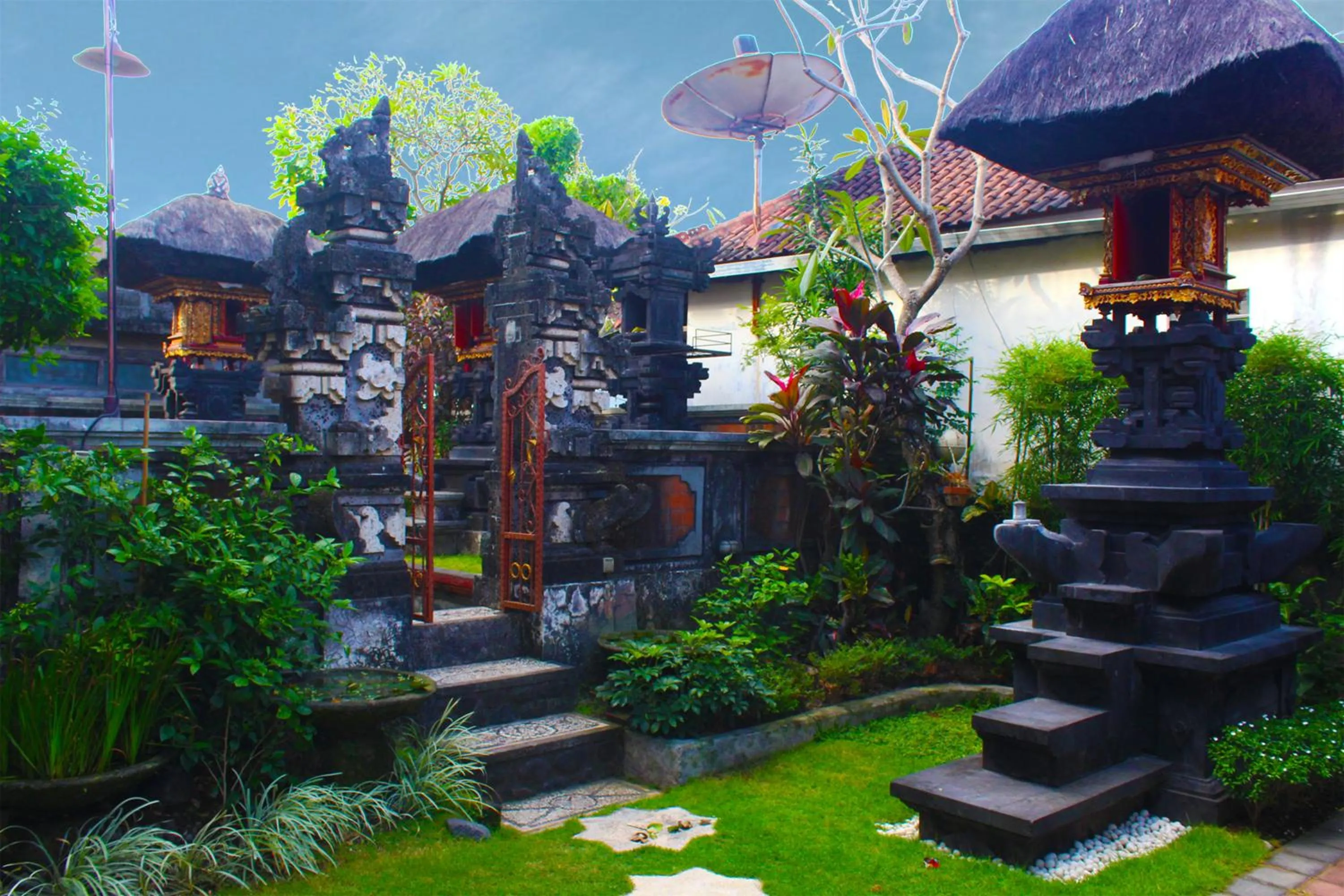Natural landscape in CR Tris Rooms Seminyak