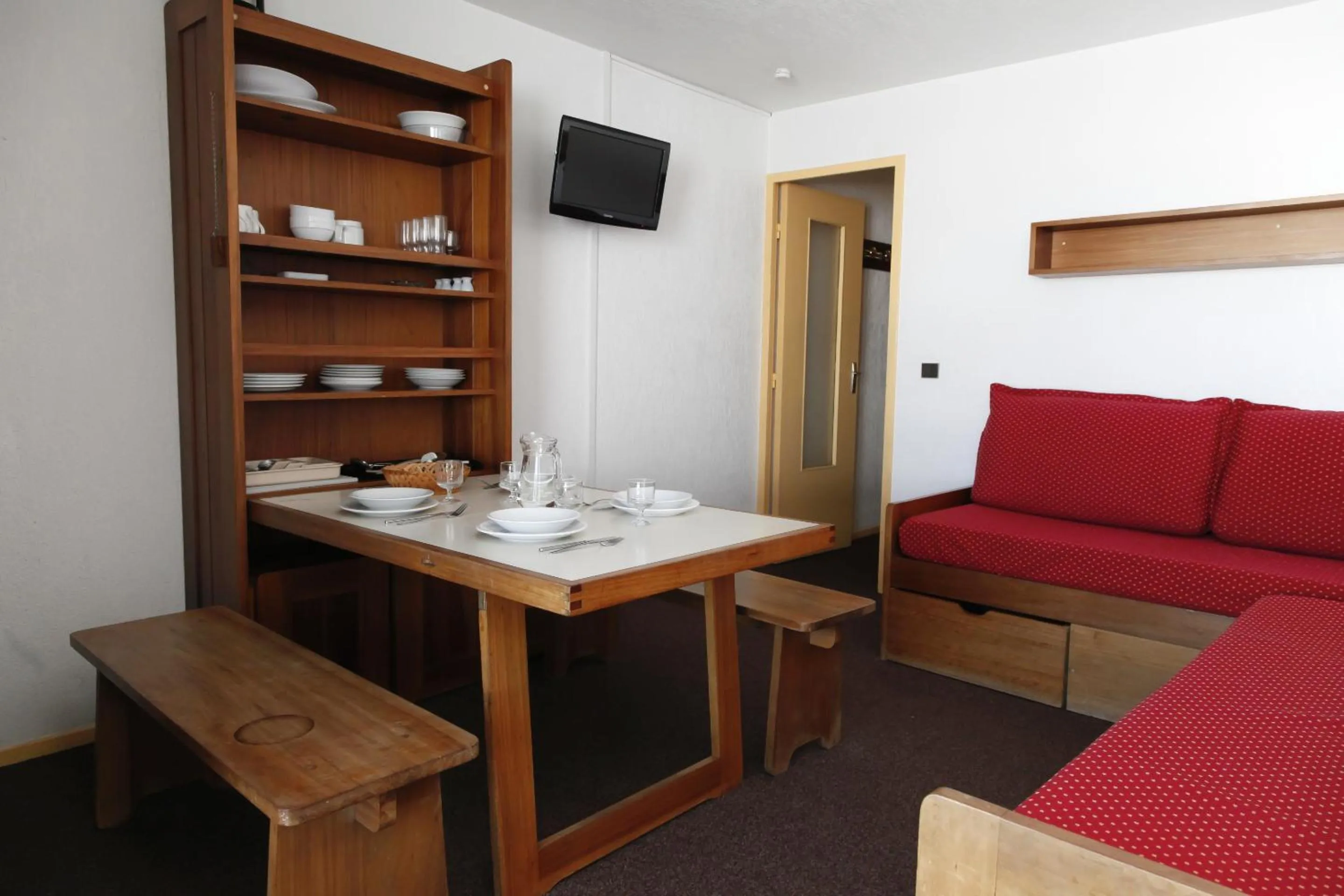 Seating area in Résidence Odalys Tourotel