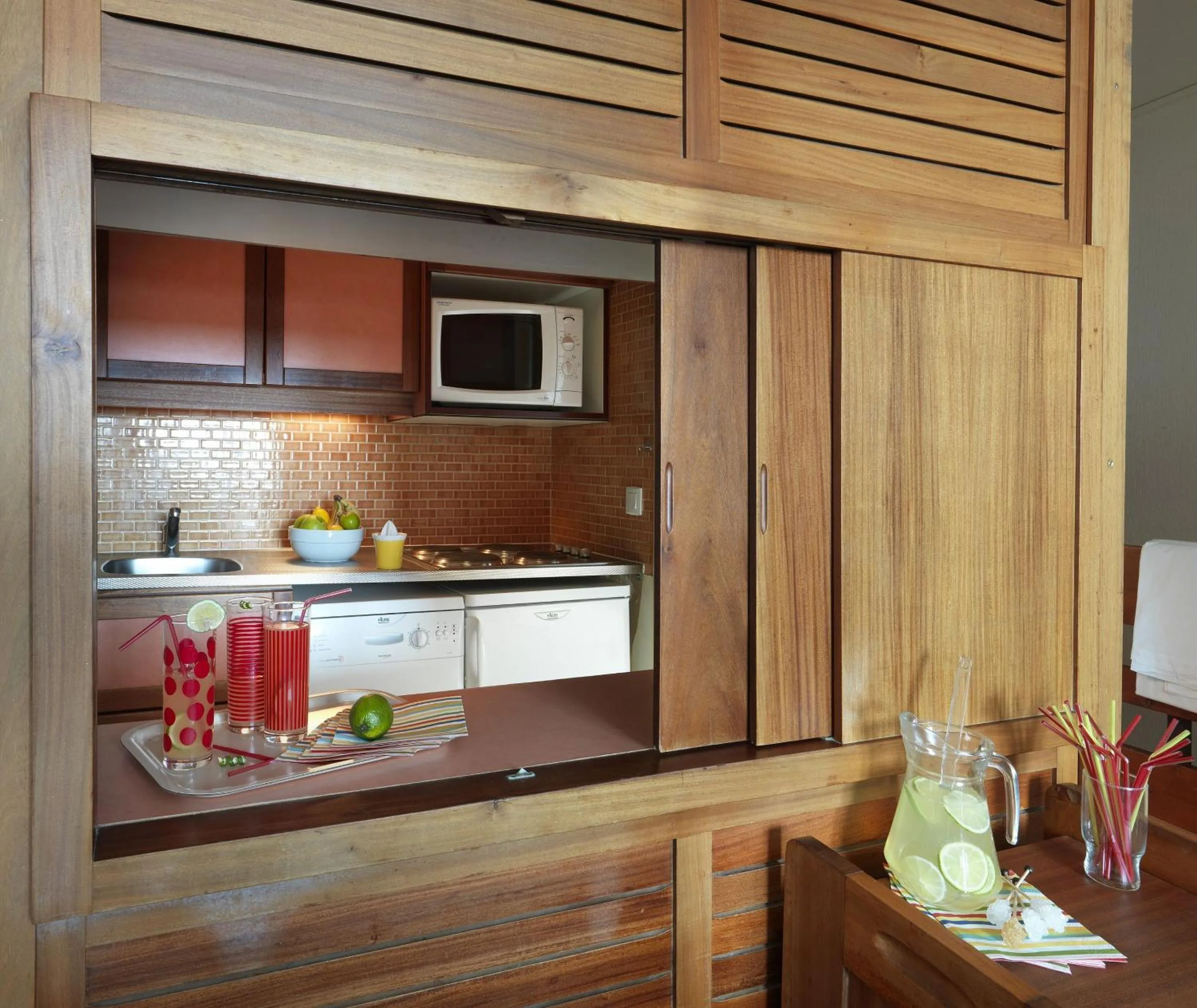 Kitchen or kitchenette in Résidence Odalys Tourotel