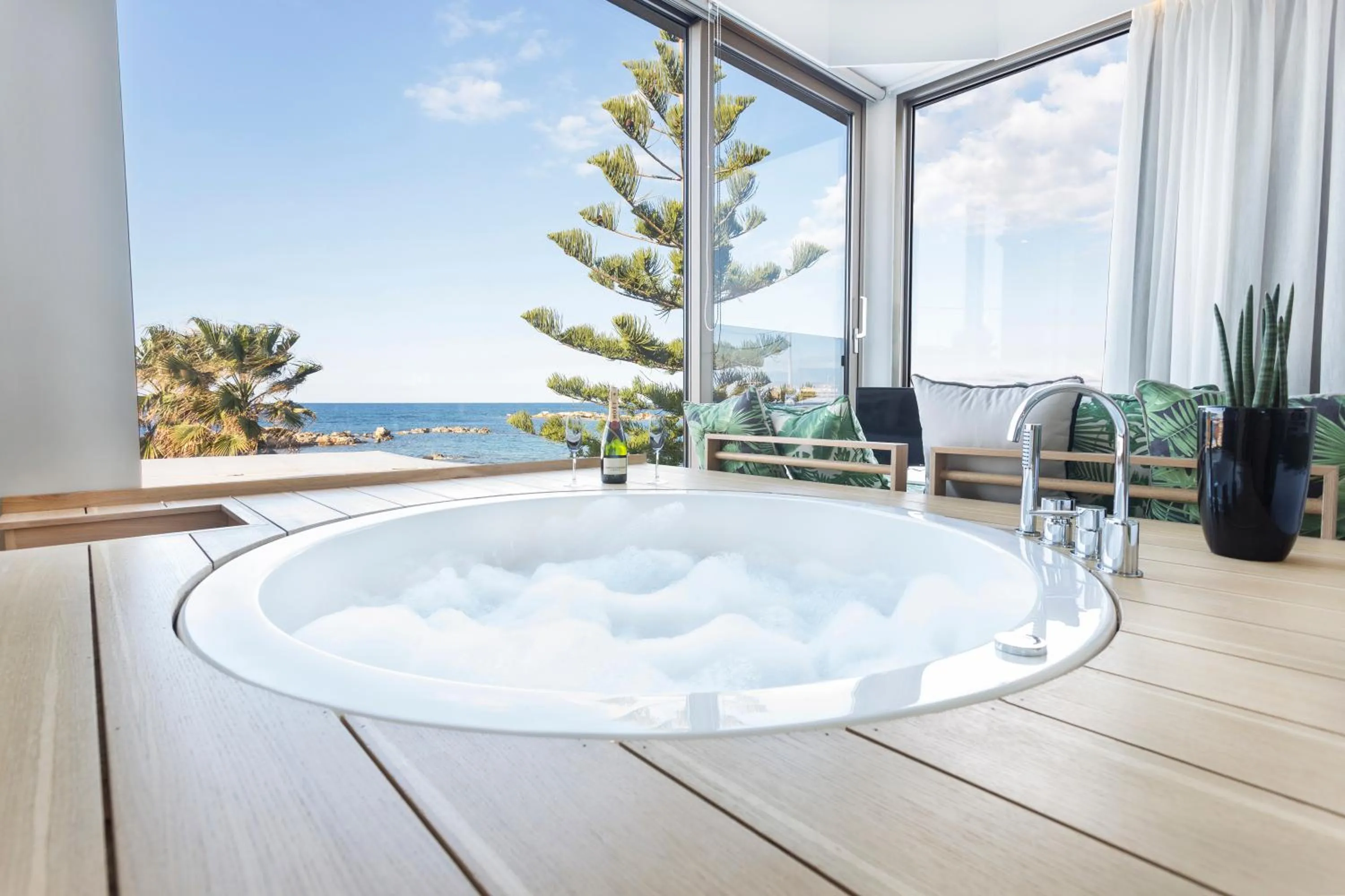 Sea view in Kalamaki Luxury Suites