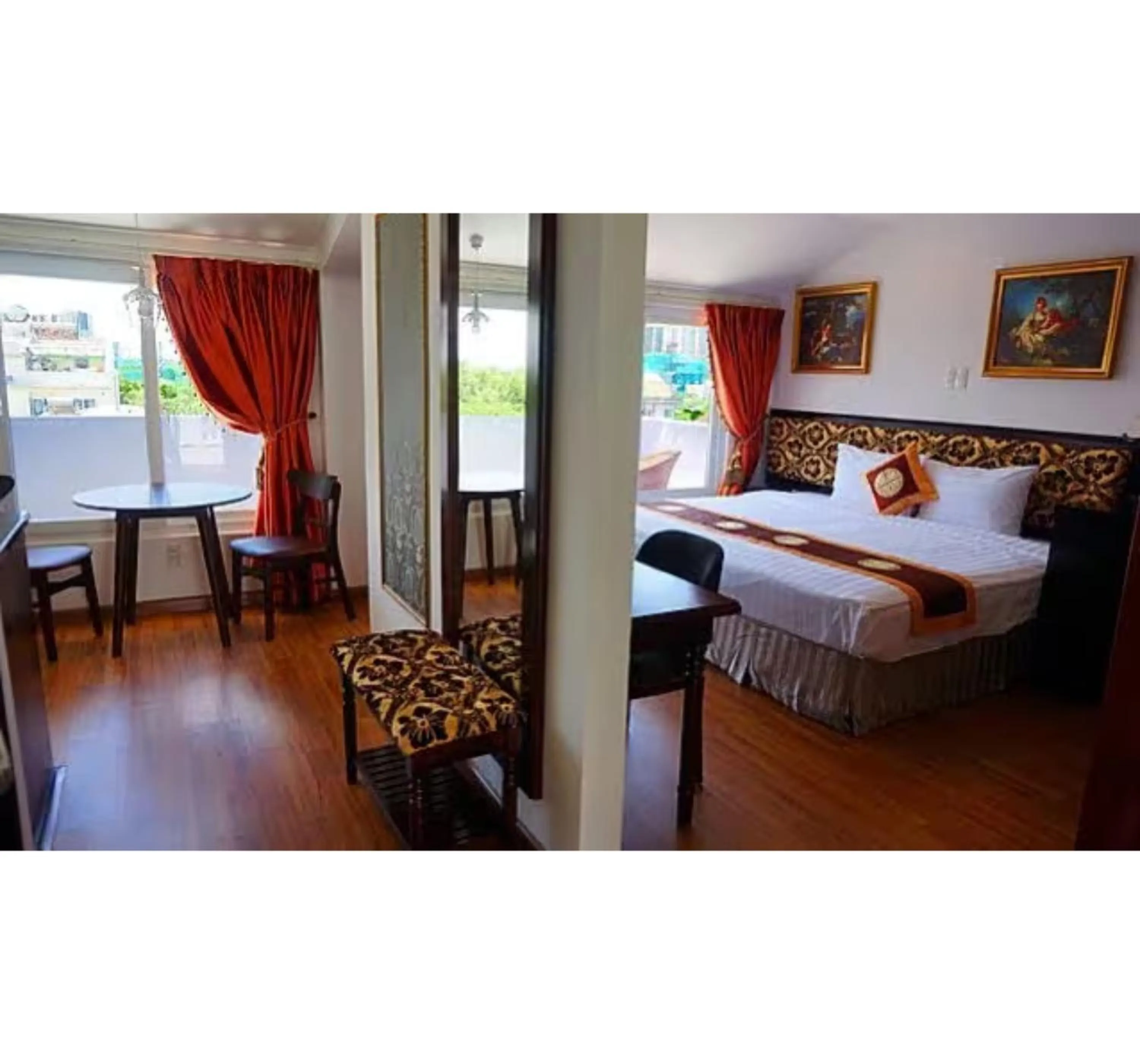 Bedroom, Bed in Collection O Emerald Luxury Apartment - Near SECC