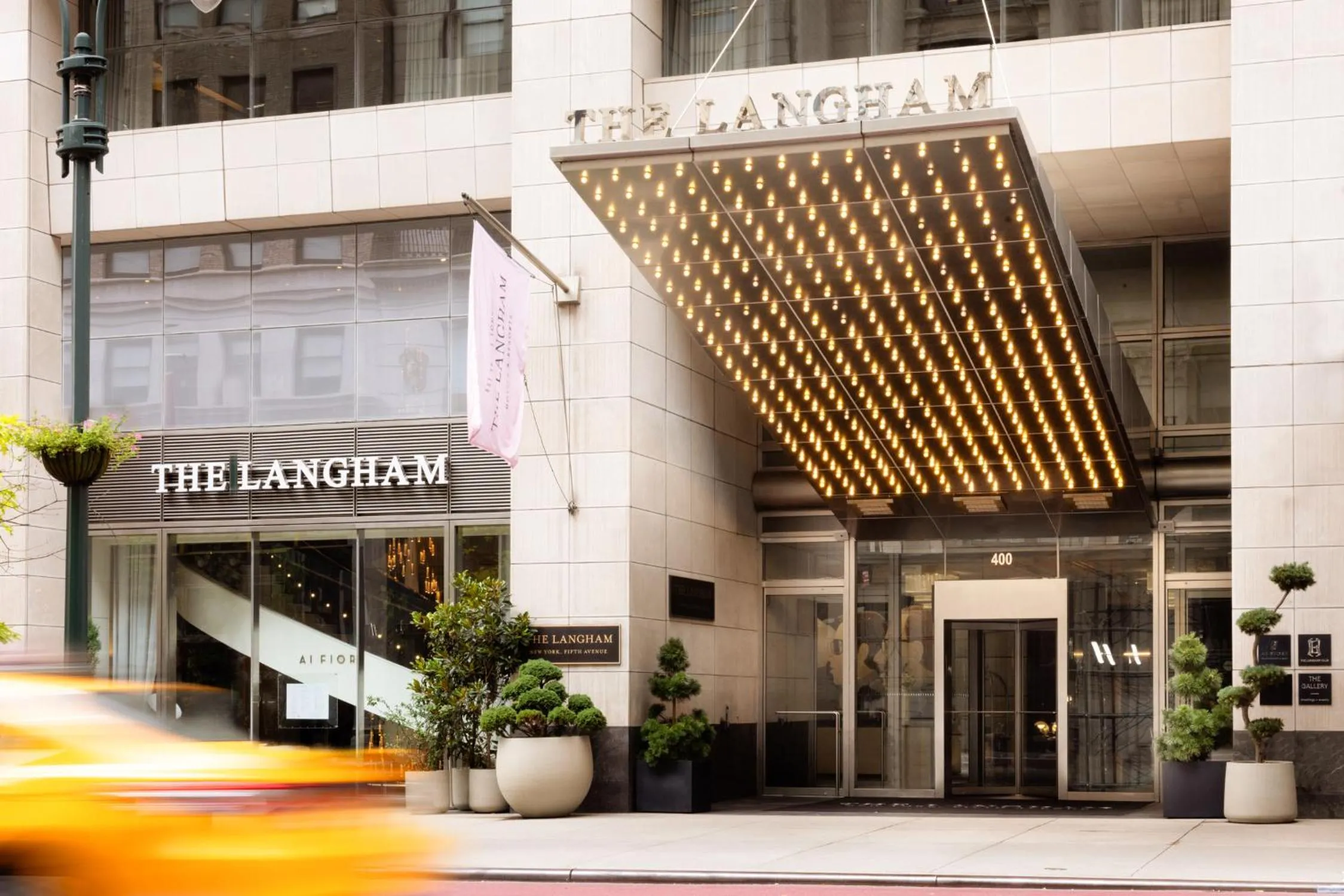 Facade/entrance in The Langham, New York, Fifth Avenue