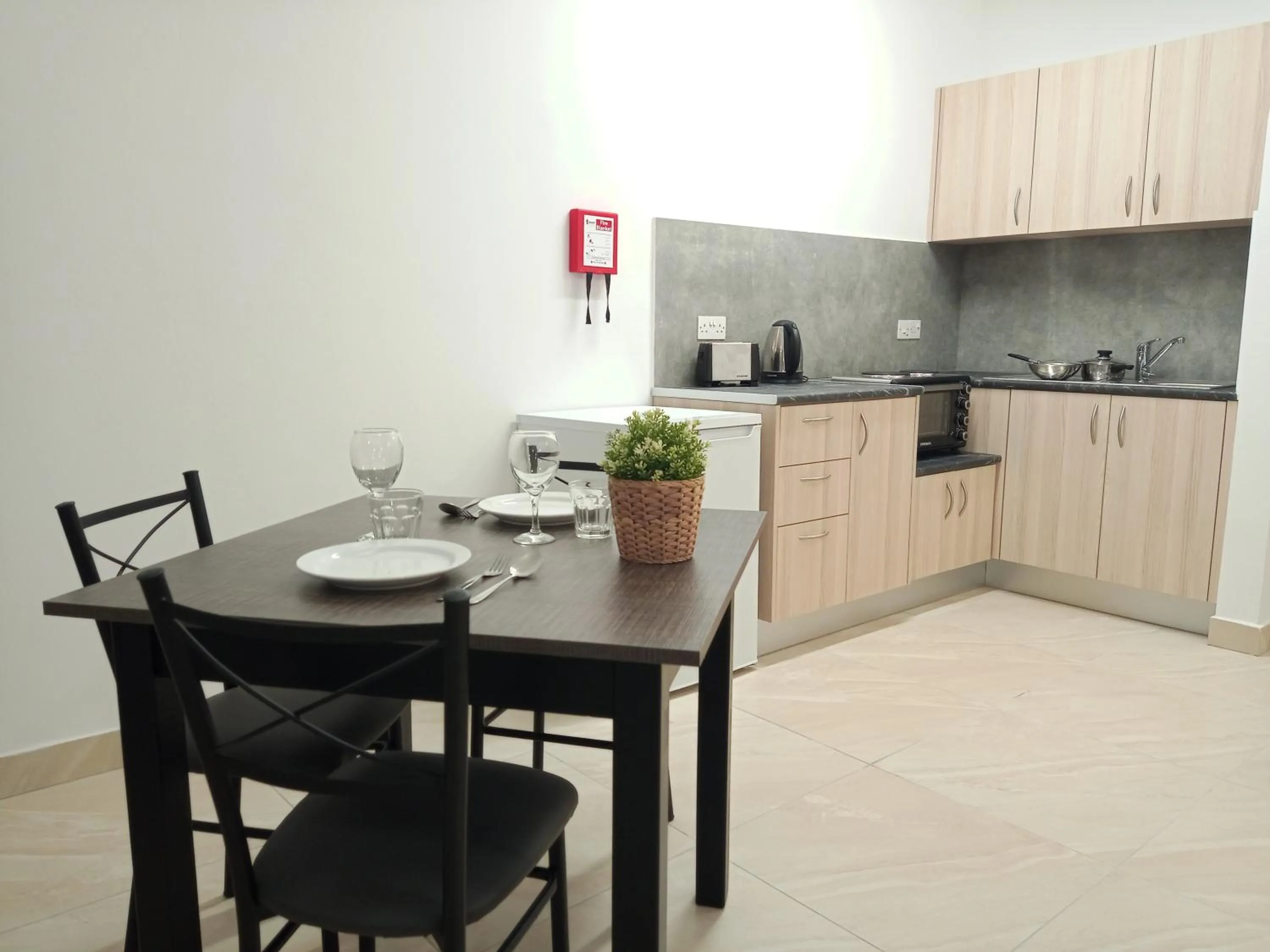 Kitchen or kitchenette in Pagona Holiday Apartments