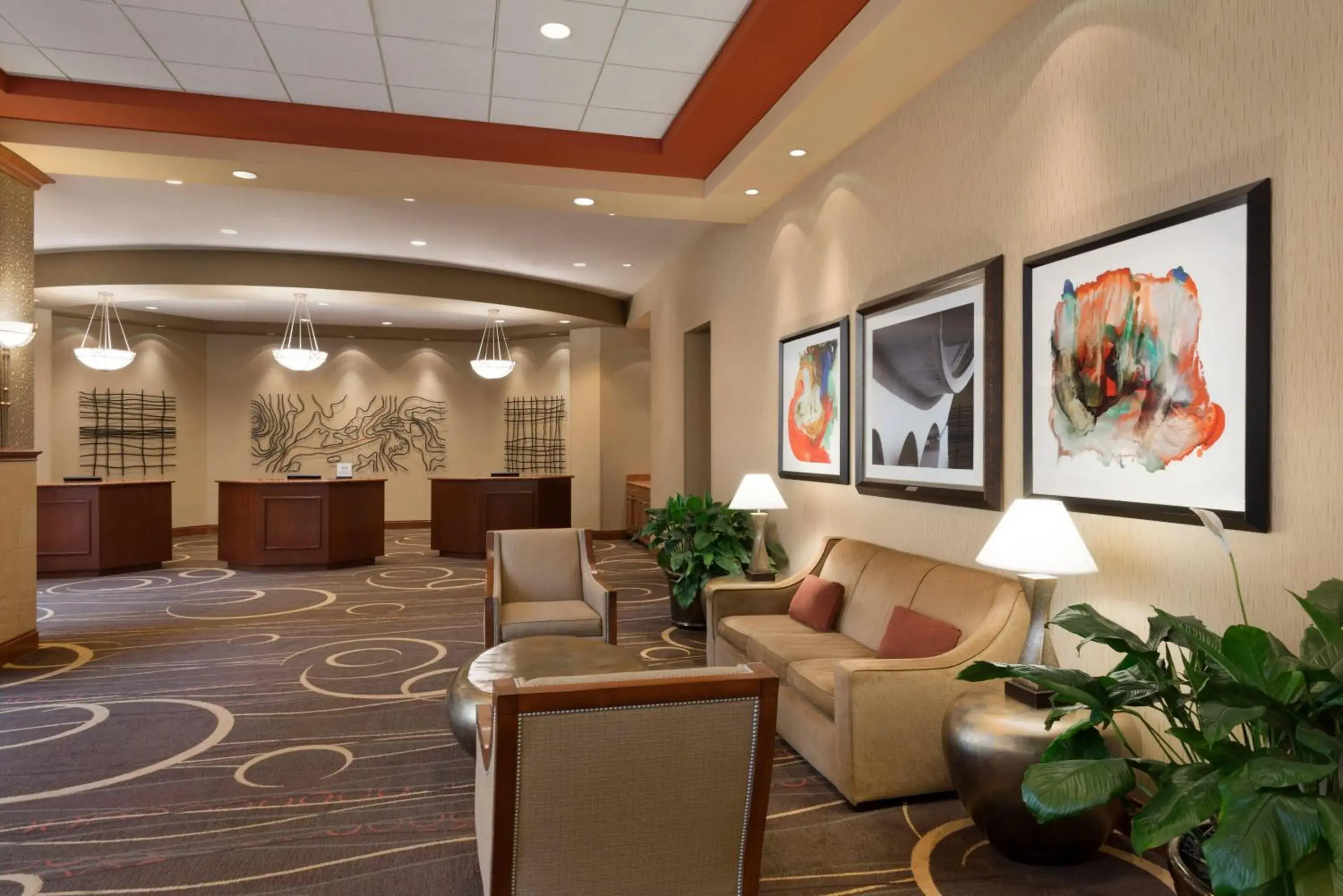 Lobby or reception in Embassy Suites by Hilton Franklin Cool Spring Lobby or reception in Embassy Suites by Hilton Franklin Cool Spring
